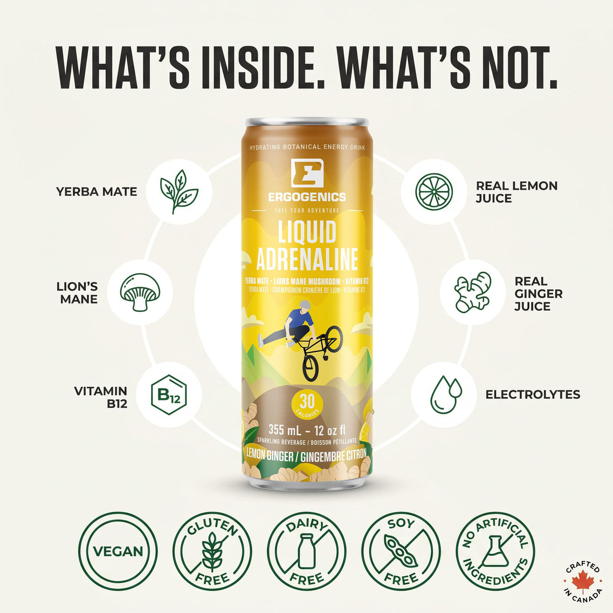 Ergogenics Nutrition Liquid Adrenaline