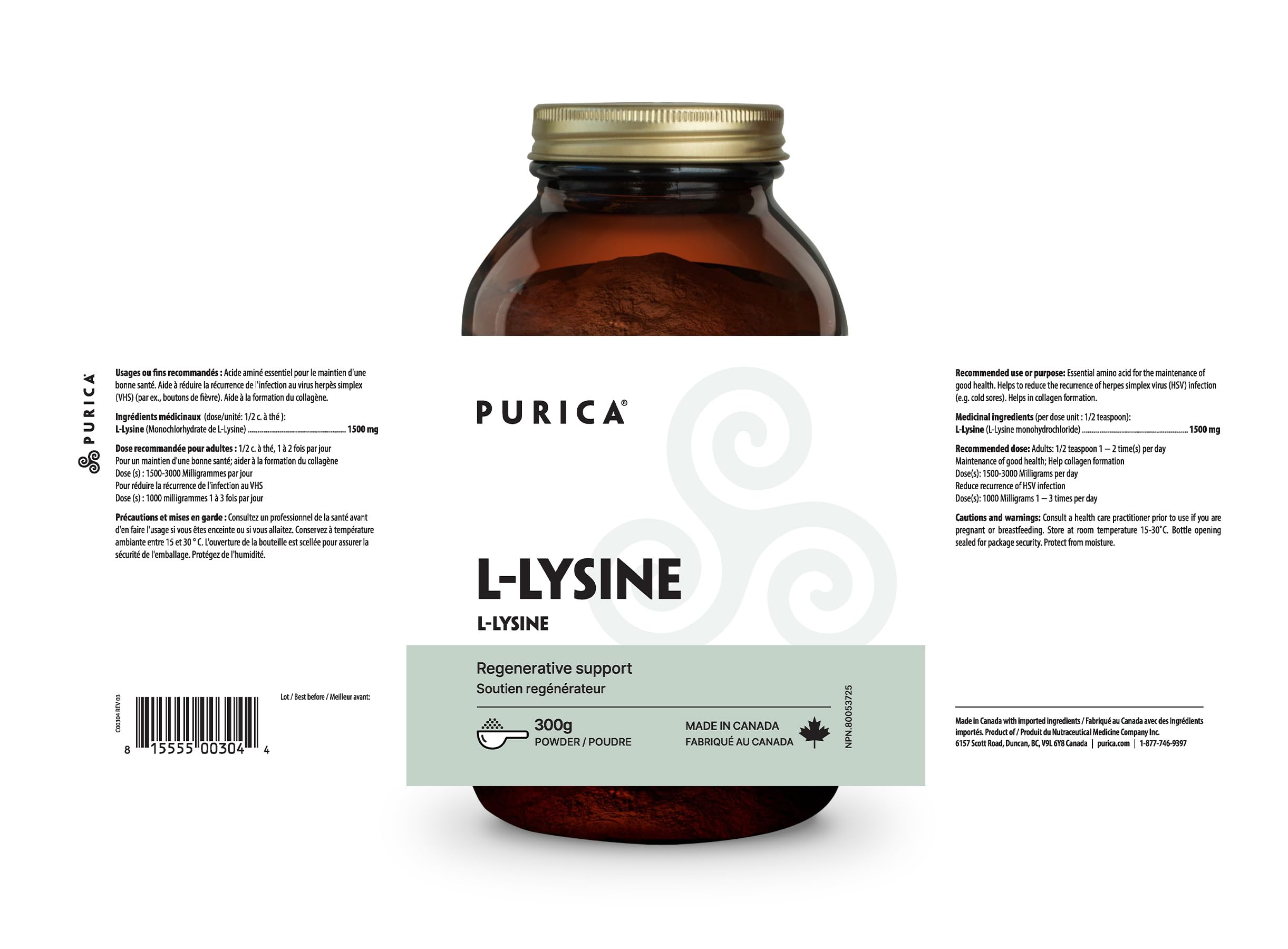 PURICA L-Lysine en poudre
