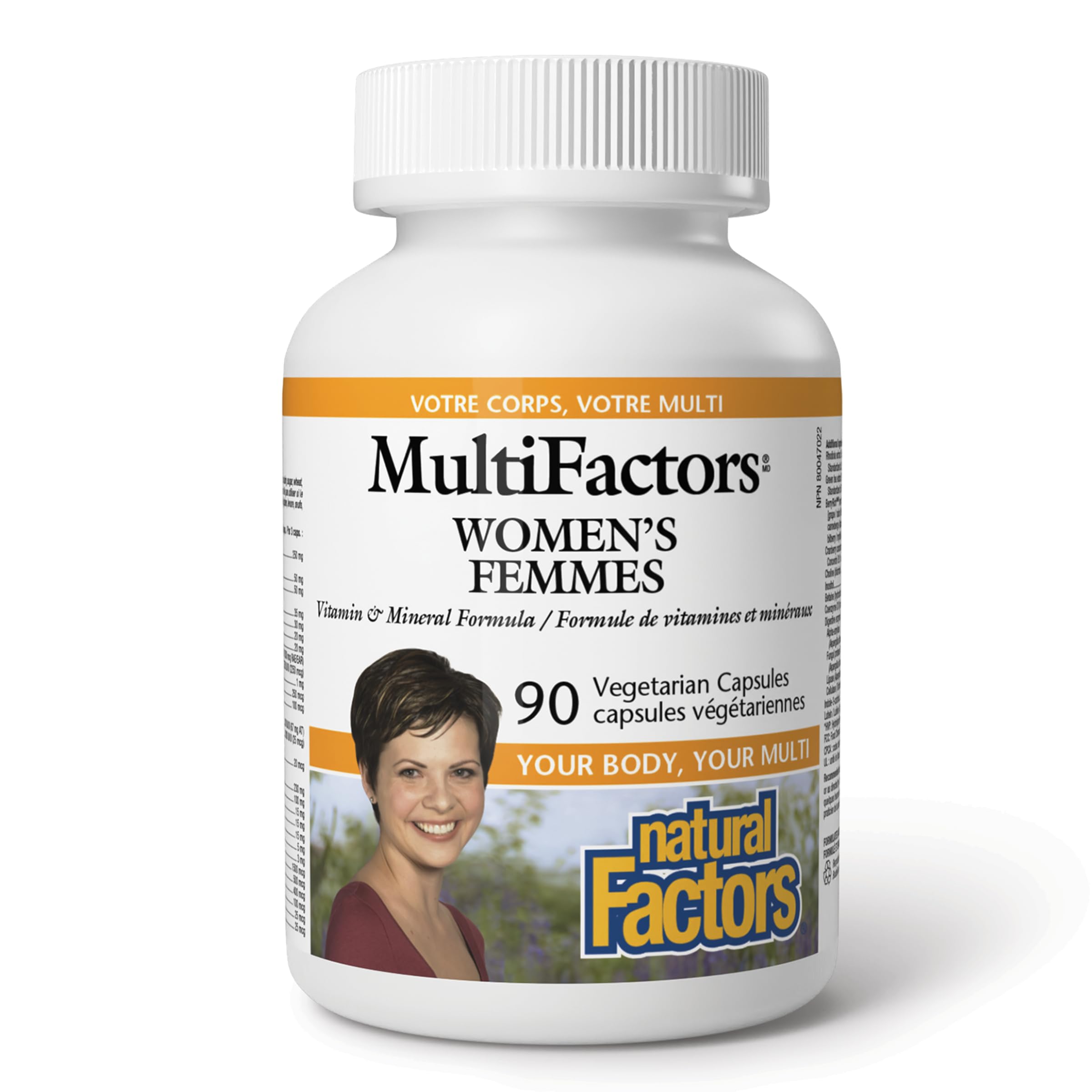 Natural Factors Multifactors Women's Veg-Capsules, 90-Count