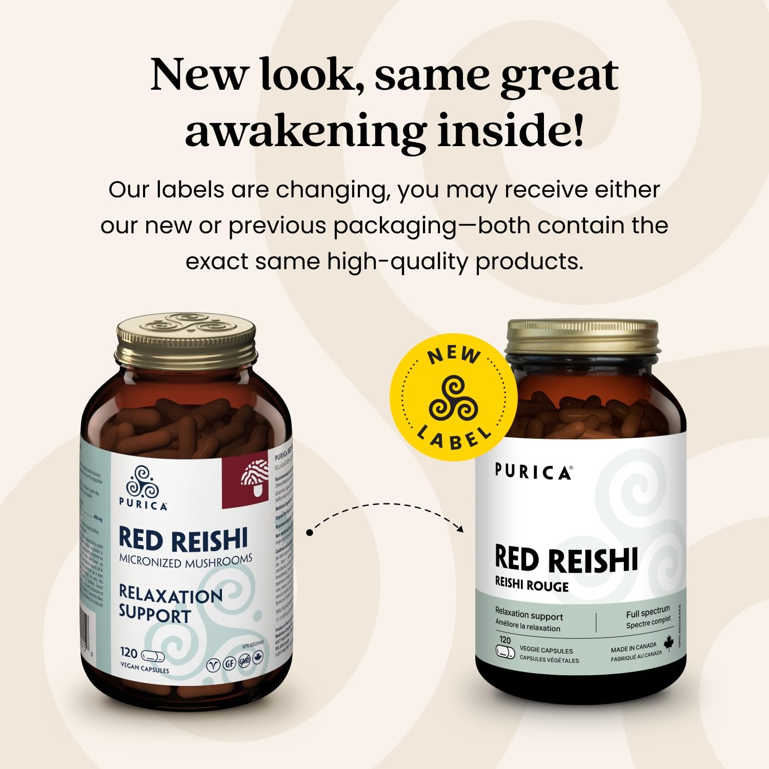 PURICA - Reishi Rouge - Champignons micronisés - Aide à la relaxation
