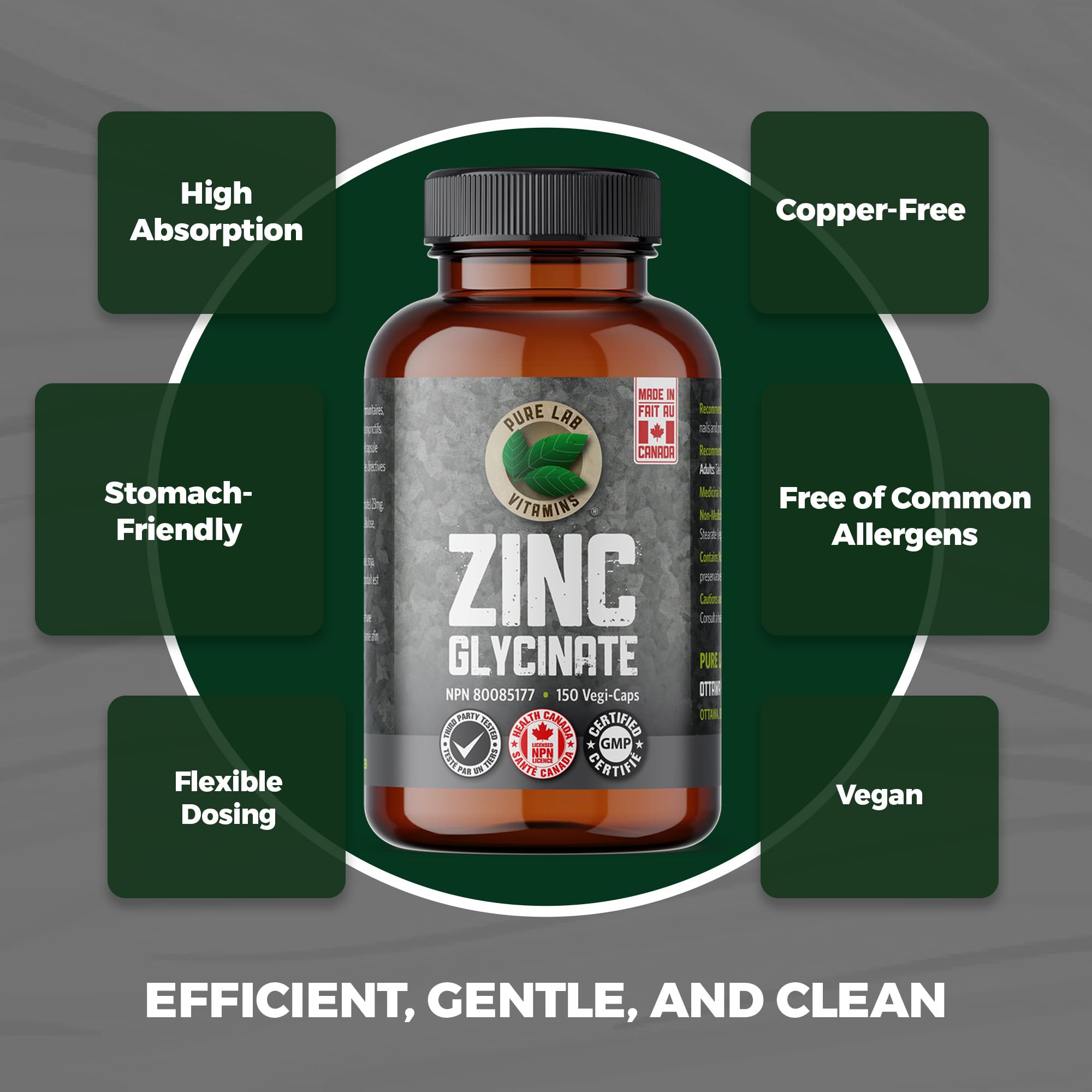 Pure Lab Vitamins - Zinc Glycinate