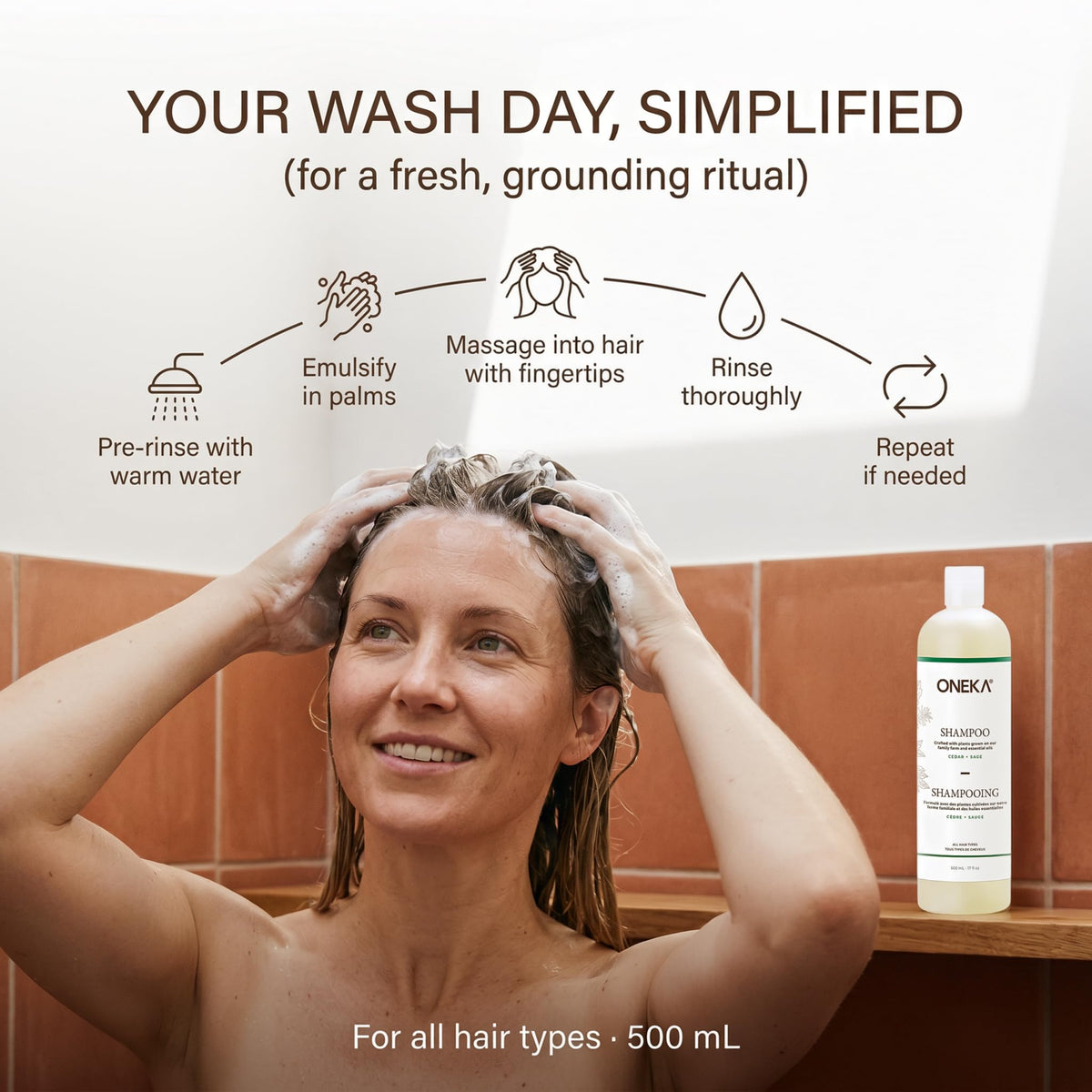 ONEKA Shampoo, 500 ML