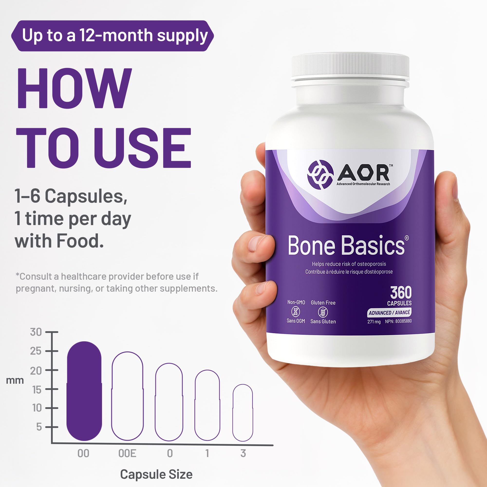 AOR - Bone Basics 271 mg