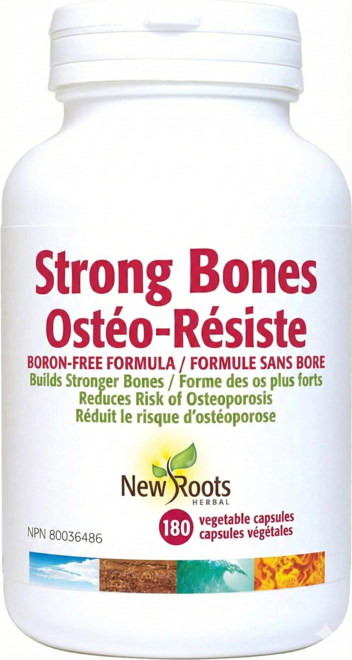 New Roots Herbal Strong Bones, Boron Free Formula