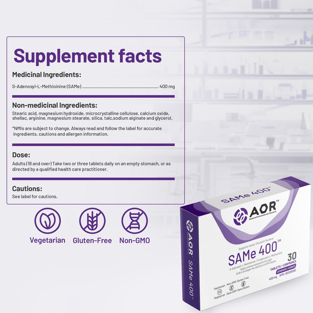 AOR - SAMe 400-60 Tablets