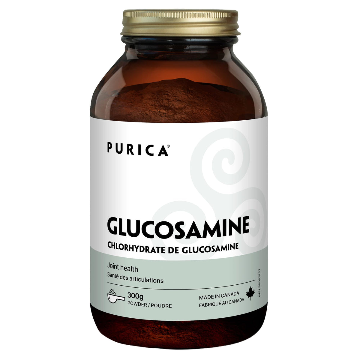 PURICA Vegan Glucosamine Hydrochloride Powder, 300g, 200 Servings