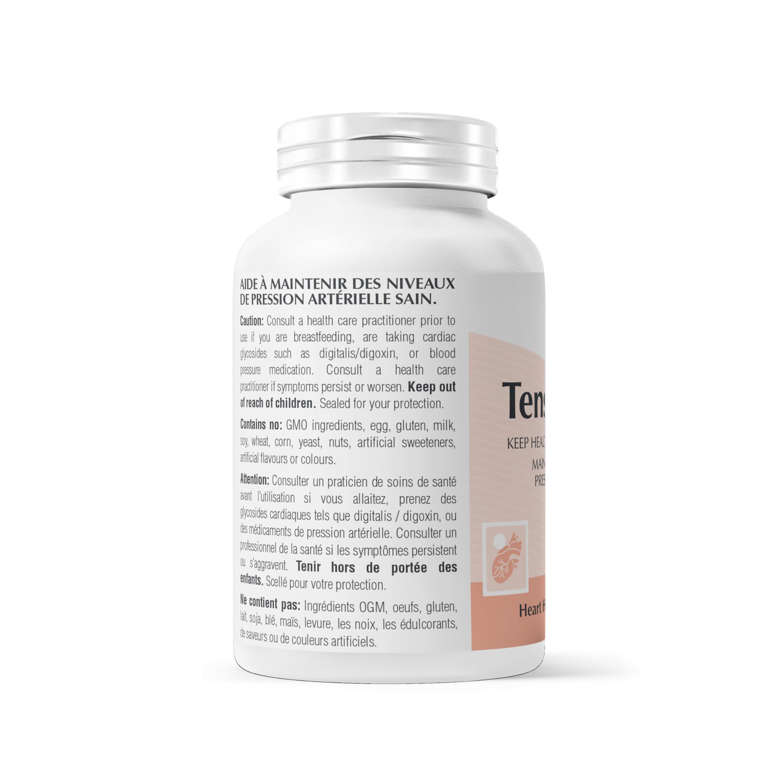 Tensopril Pro par Provita Nutrition (Fabriqué au Canada) 60 gélules