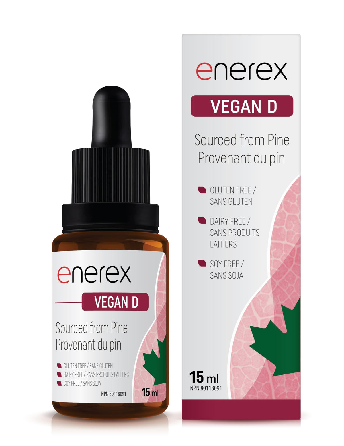 Enerex Vegan D3 2,500 IU – Plant-Based Vitamin D3 for Bone, Muscle, Immune, and “Sunshine Vitamin” Support