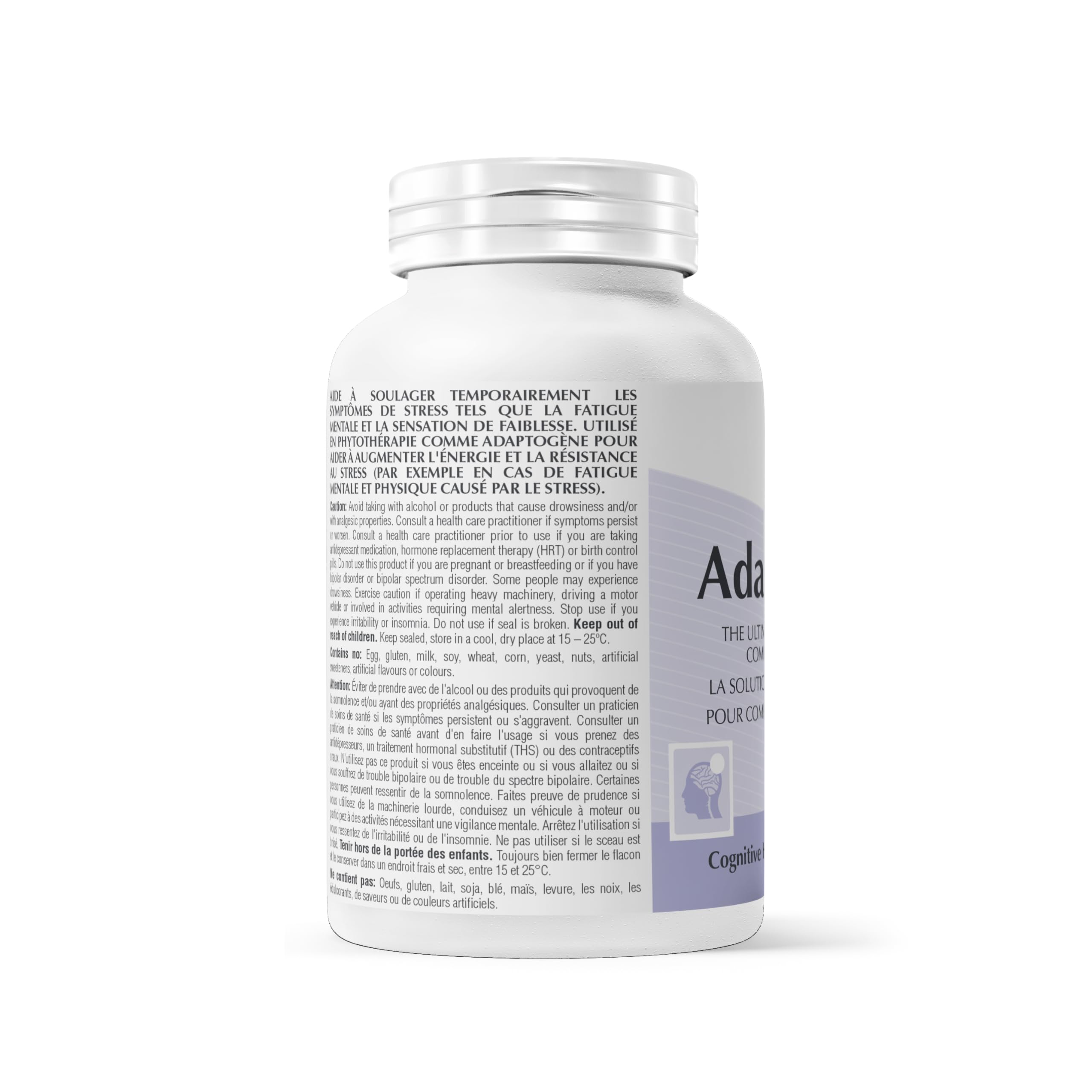 Adaptogenix™ - Natural Stress & Fatigue Relief Supplement by Provita | Skullcap, Schisandra, California Poppy, Ashwagandha & Rhodiola | Boost Energy & Resilience | Calm & Relaxation | 90 Capsules