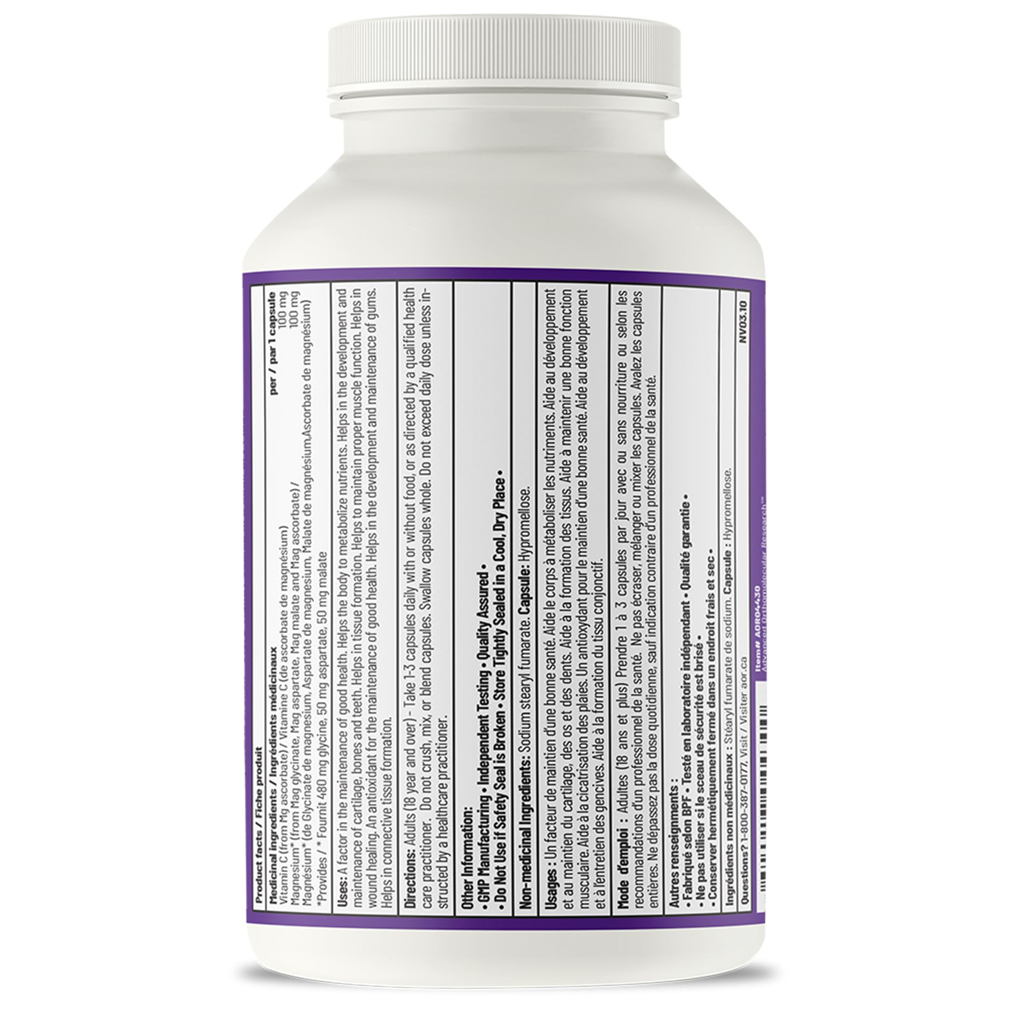 AOR Complexe de Magnésium Avancé 200mg