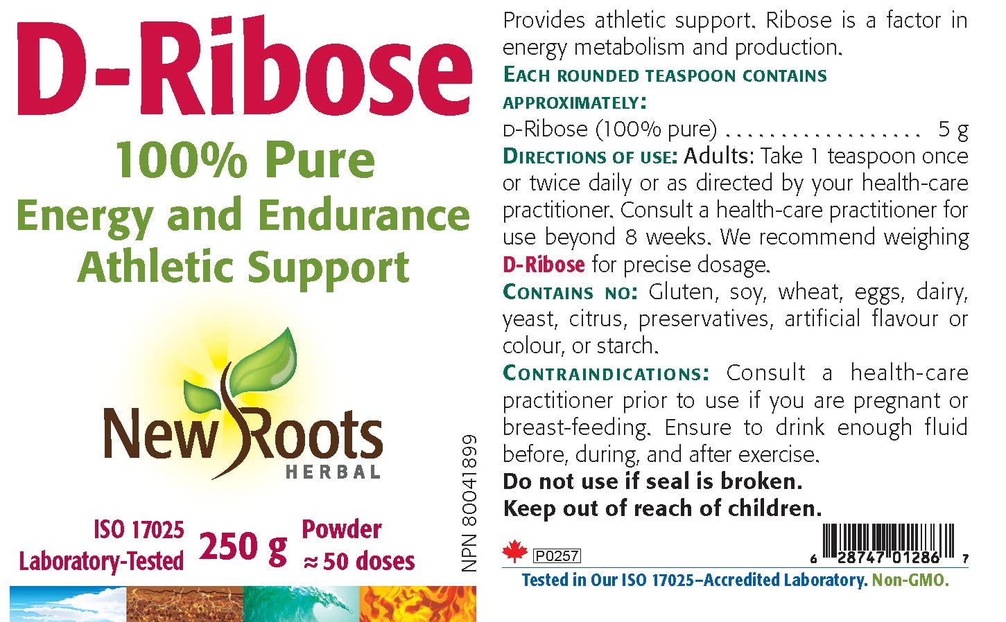 New Roots Herbal - D-Ribose