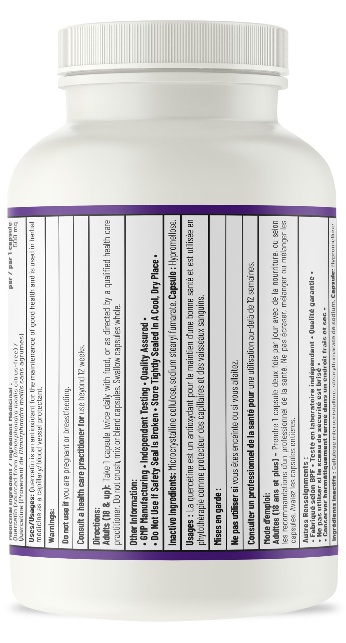 AOR - Quercétine en gélules - Antioxydant naturel et bioflavonoïde