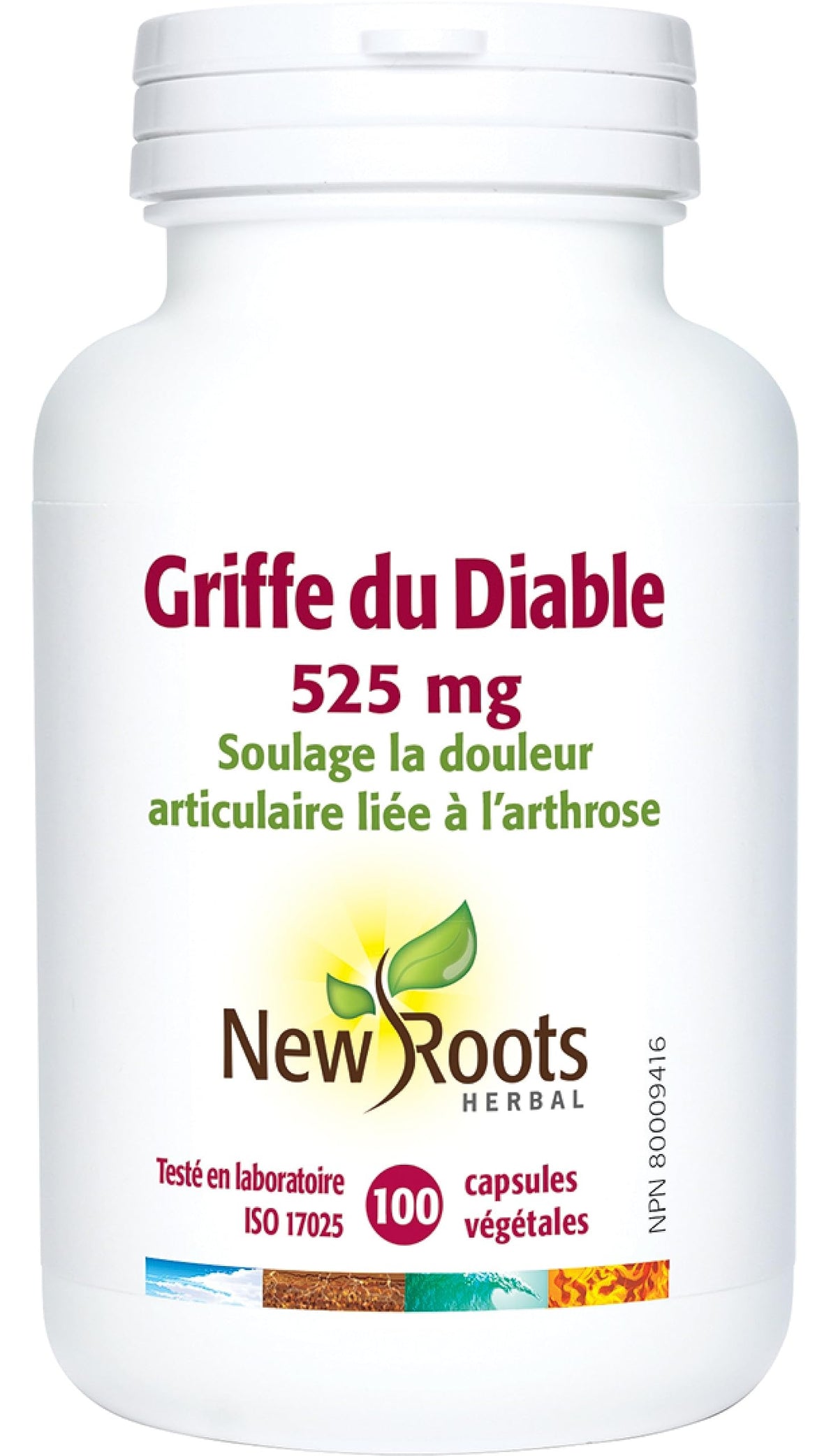 New Roots Herbal Devils Claw 525mg Capsules, Made in Canada, 50-Day Supply