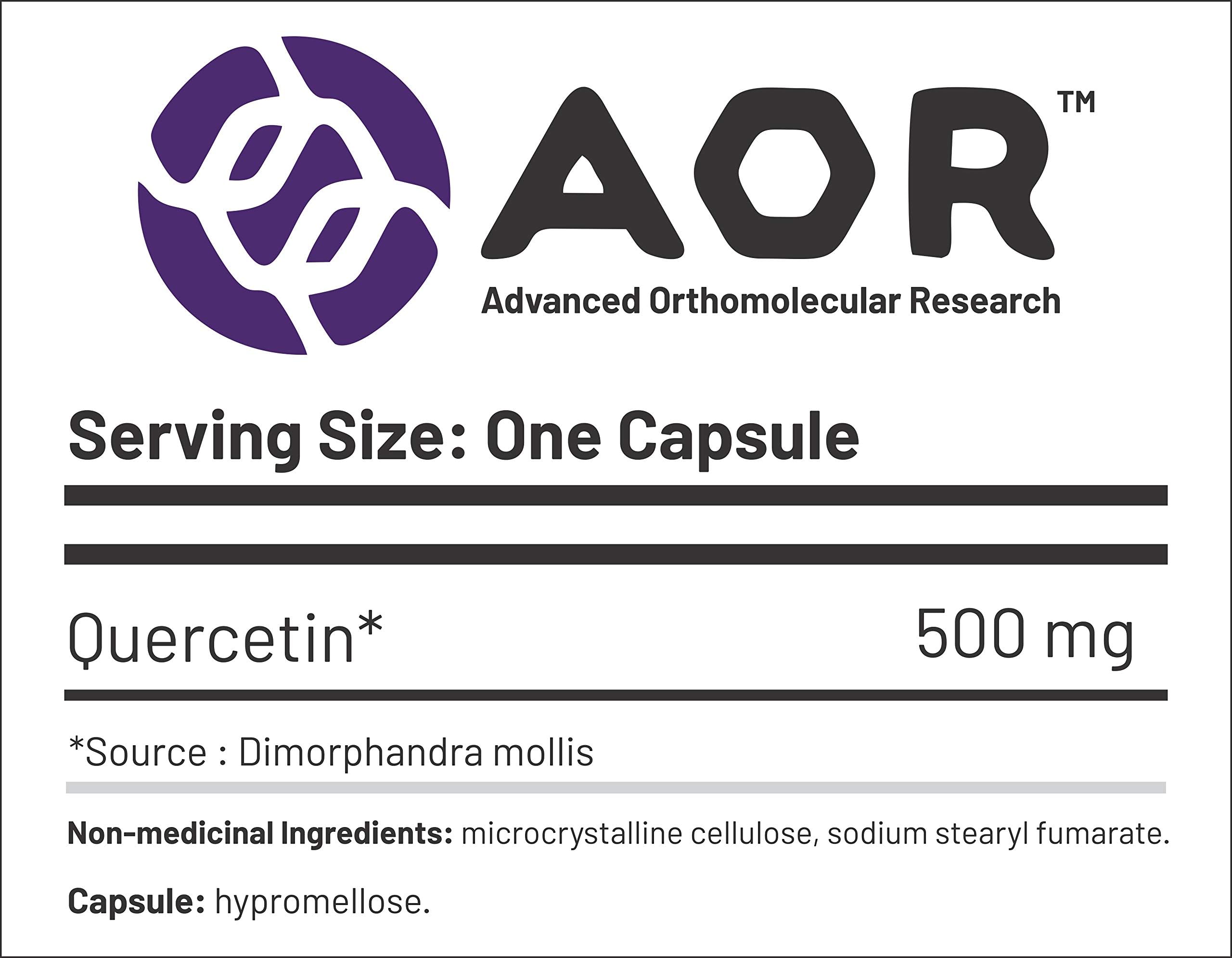 AOR - Quercétine en gélules - Antioxydant naturel et bioflavonoïde