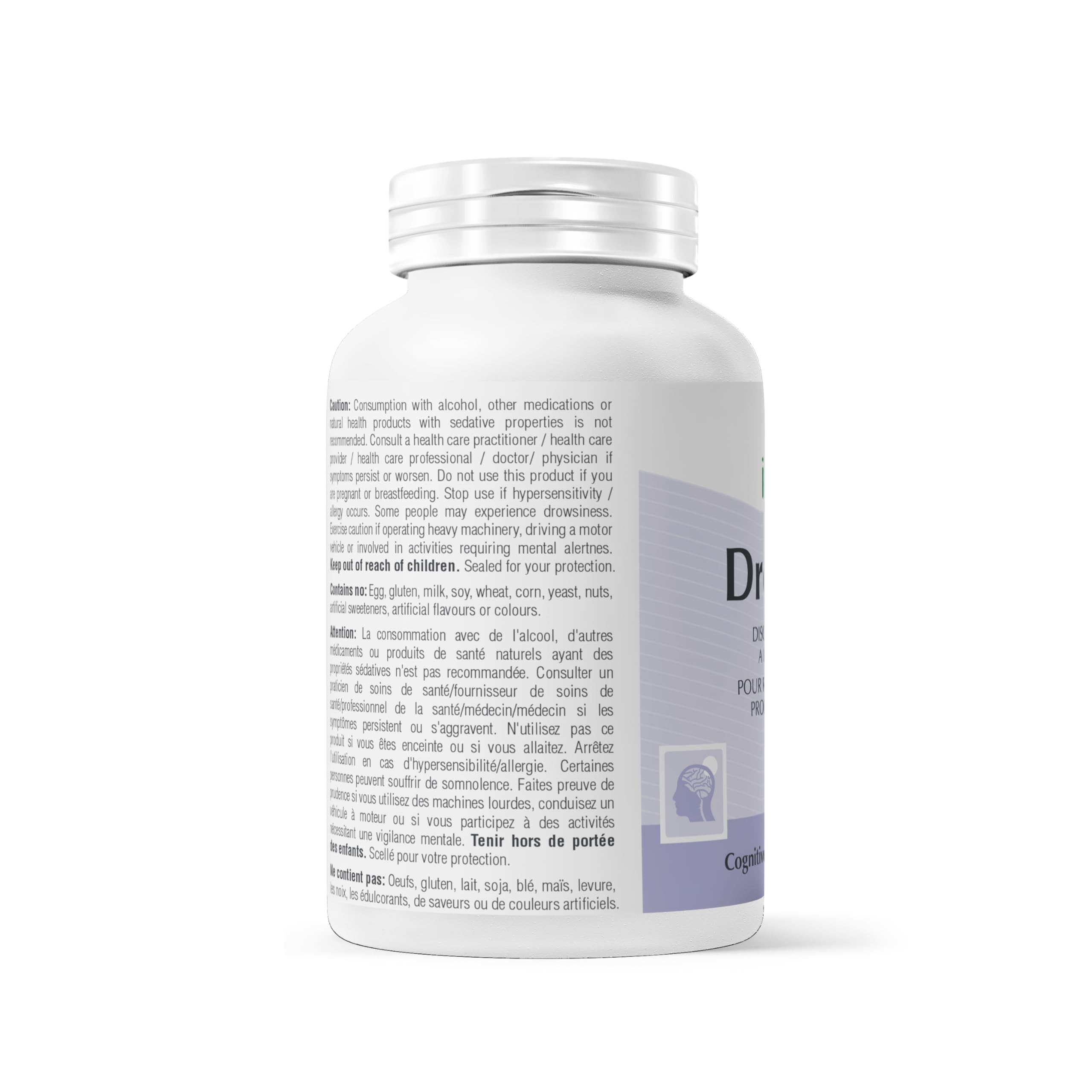 Dream-On™ - Aide naturelle au sommeil sans mélatonine de Provita | Ashwagandha, pavot de Californie, passiflore et L-théanine | Soutient un cycle de sommeil sain | Complément de sommeil sans accoutumance | 60 gélules