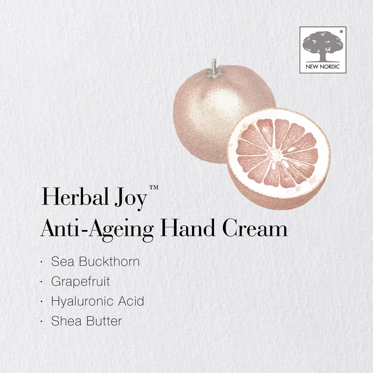 New Nordic - Herbal Joy Anti-ageing Hand Cream, 75 ml