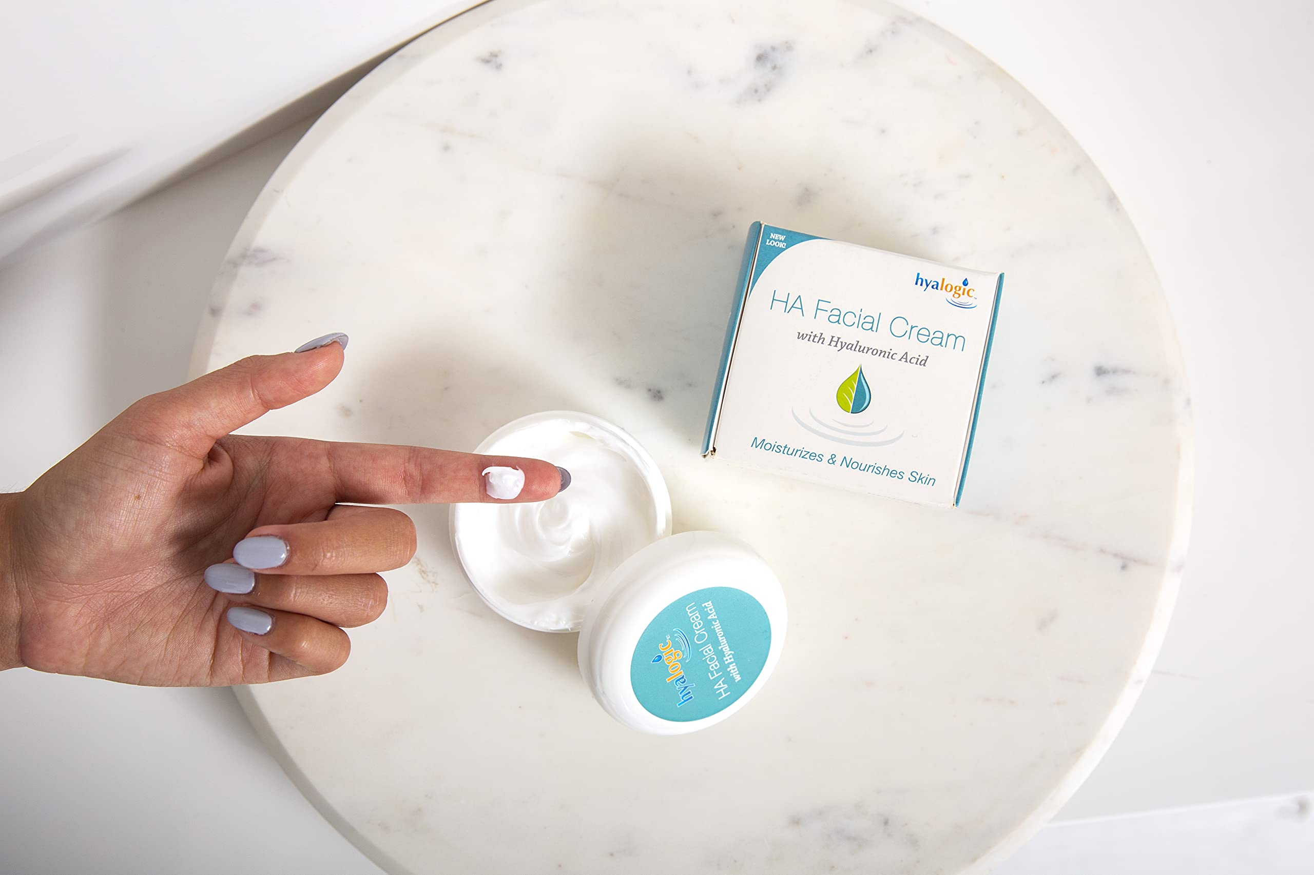 Hyalogic - Crème Faciale Episilk Elite à l'Acide Hyaluronique Pur 56 g - Formule Apaisante, Nourrissante et Hydratante pour la Peau - Sans Gluten, Parabènes, Cruauté Animale et Parfum