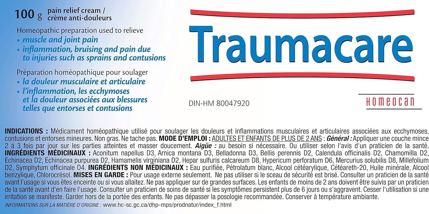 Traumacare Cream 100G | Traumacare