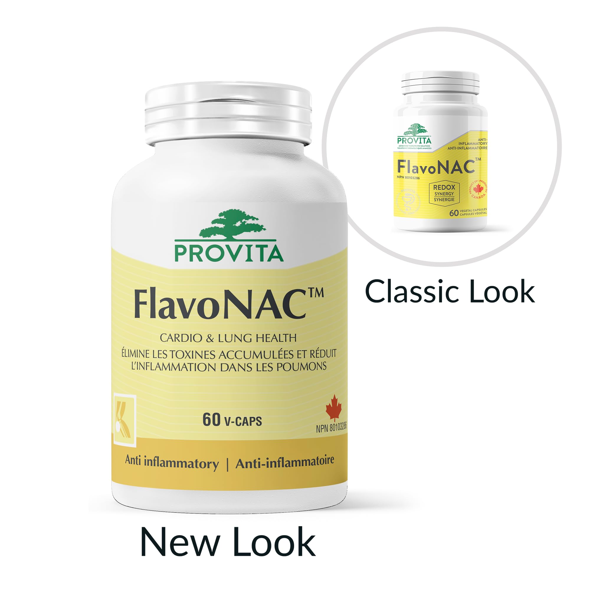 FlavoNAC Lung Health Formula - Respiratory Support (60 Capsules)
