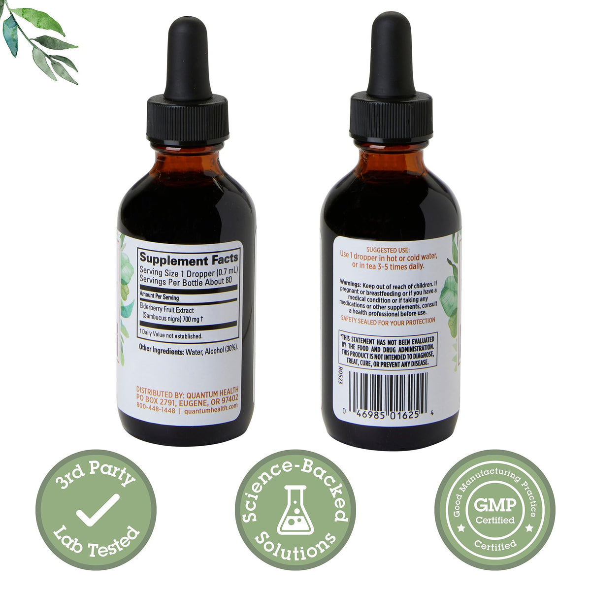 Quantum Health - Elderberry Standard Extract Liquid 60 ml