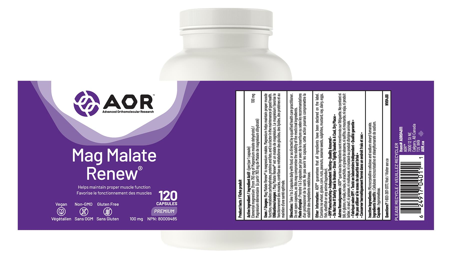 Mag Malate Renew 120 gélules