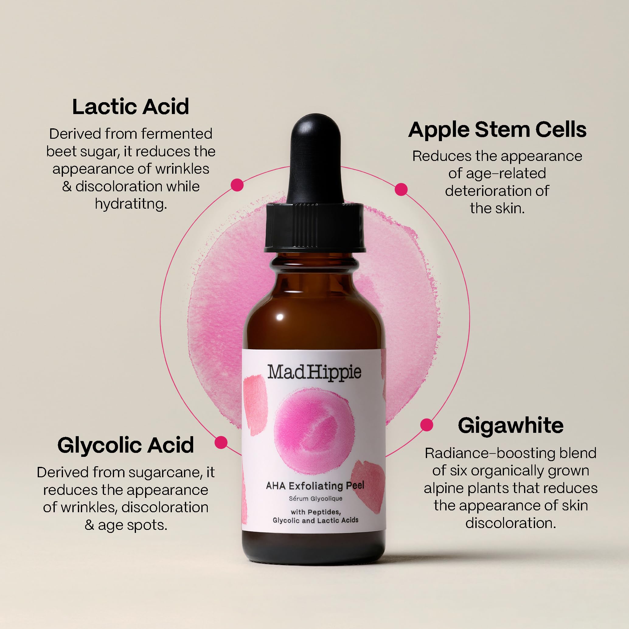 Mad Hippie Skin Care Exfoliating Serum 1.02oz