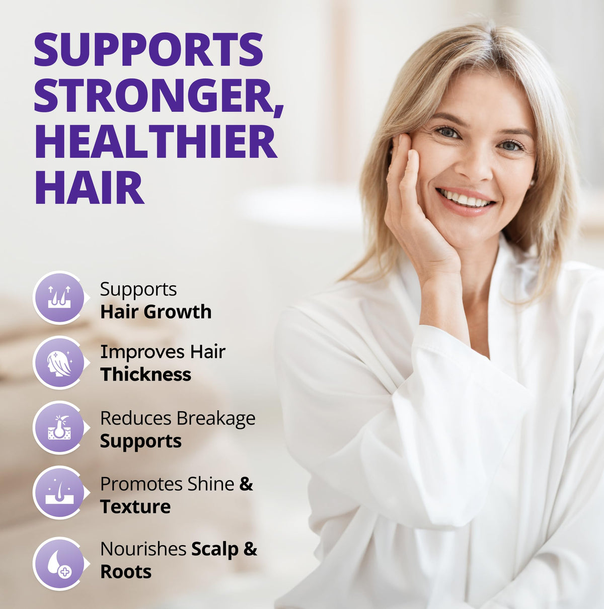 CanPrev Healthy Hair Softgel, Dandruff Reduction, Biotin, Zinc, 30 Softgels