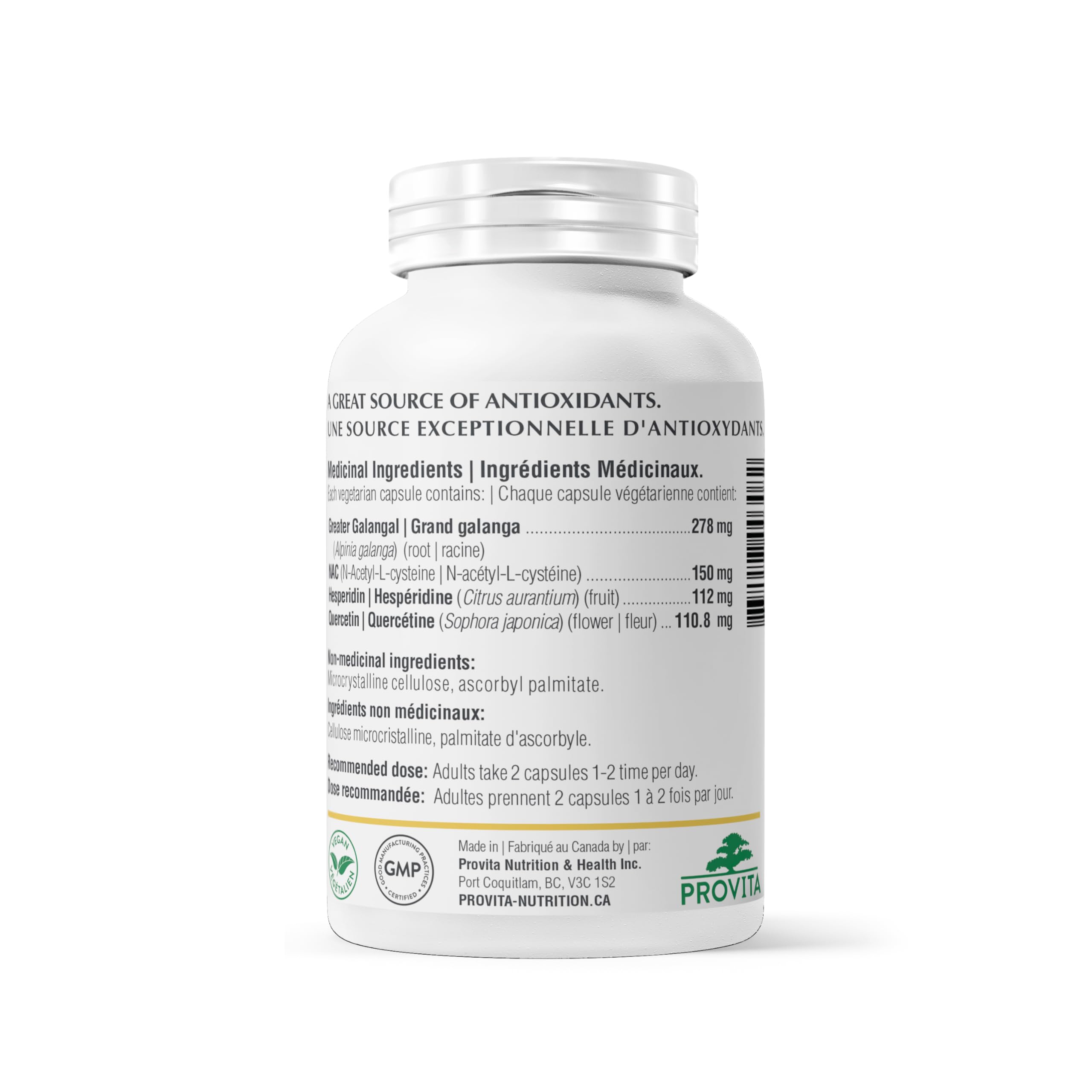 FlavoNAC Formule Santé Pulmonaire - Soutien Respiratoire (60 gélules)