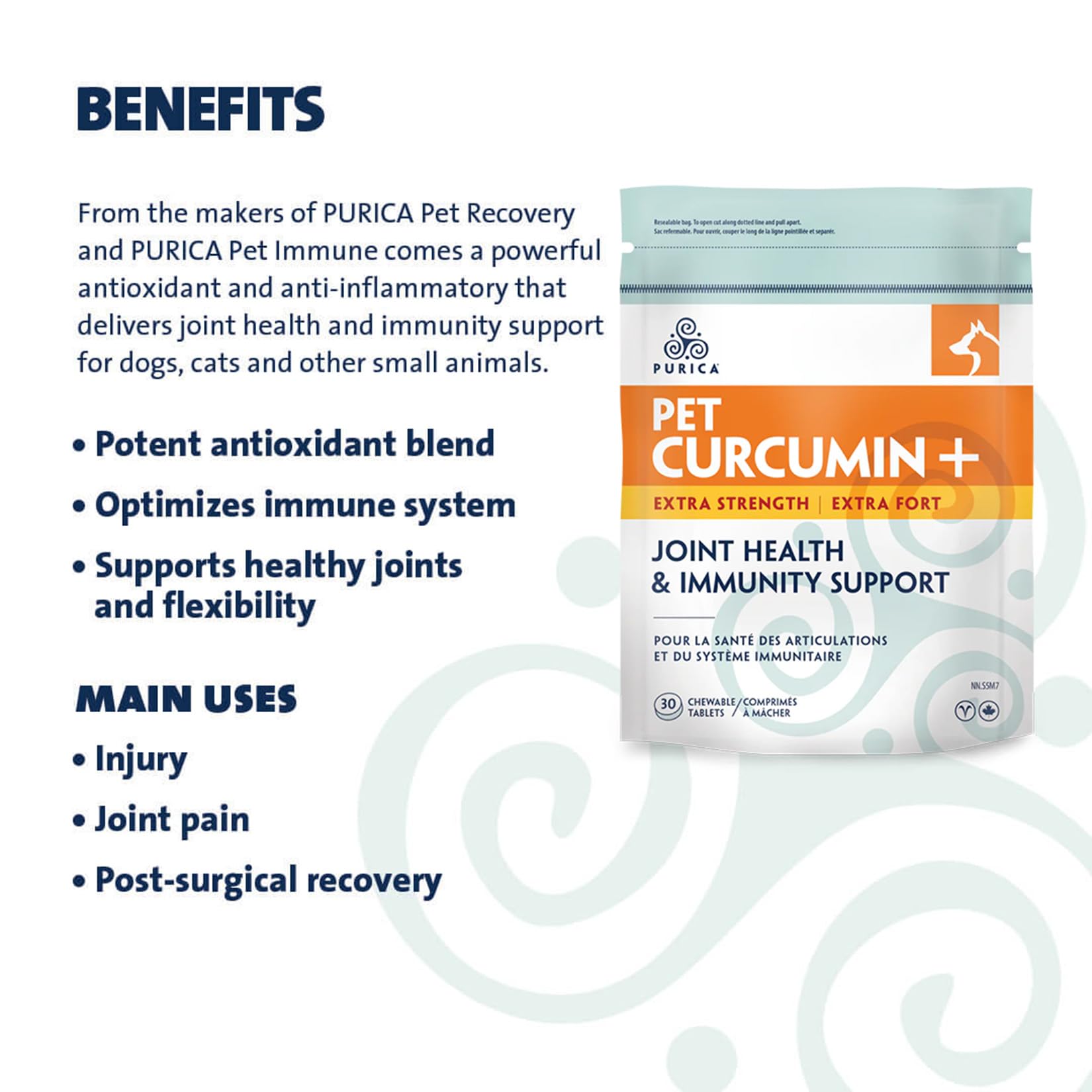 PURICA Curcuma Plus Extra Fort pour animaux de compagnie