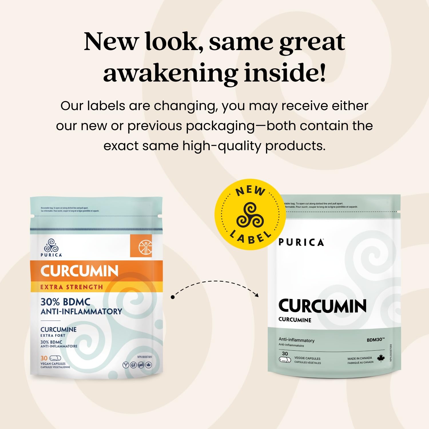 PURICA - Curcumin - Force supplémentaire - 30% BDMC - Vitamines pour la peau, Suppléments pour la santé du cerveau