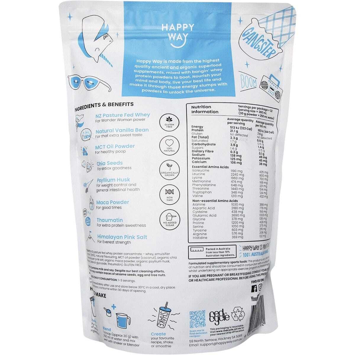 Happy Way Whey Protein Powder