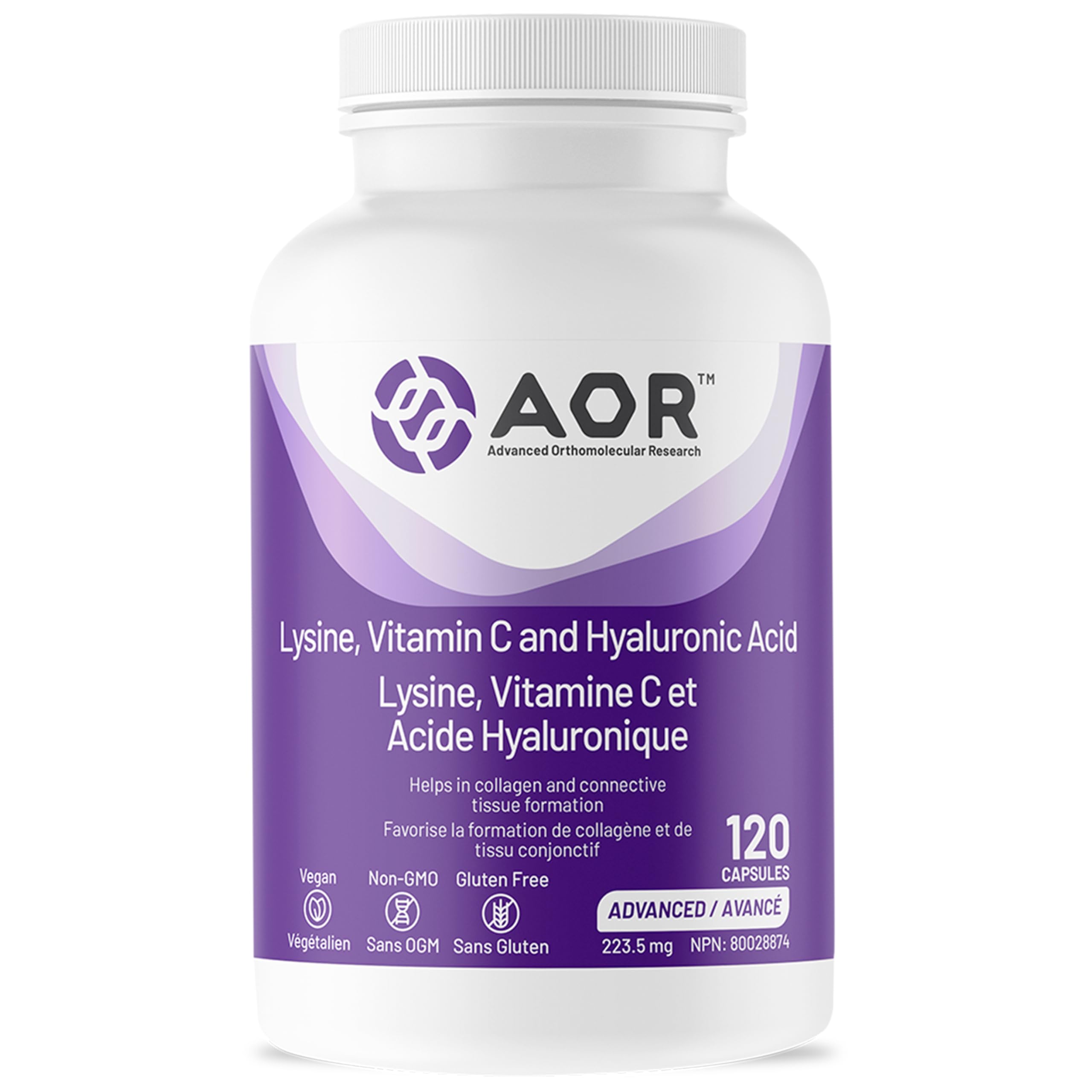 AOR Lysine, acide hyaluronique et vitamine C