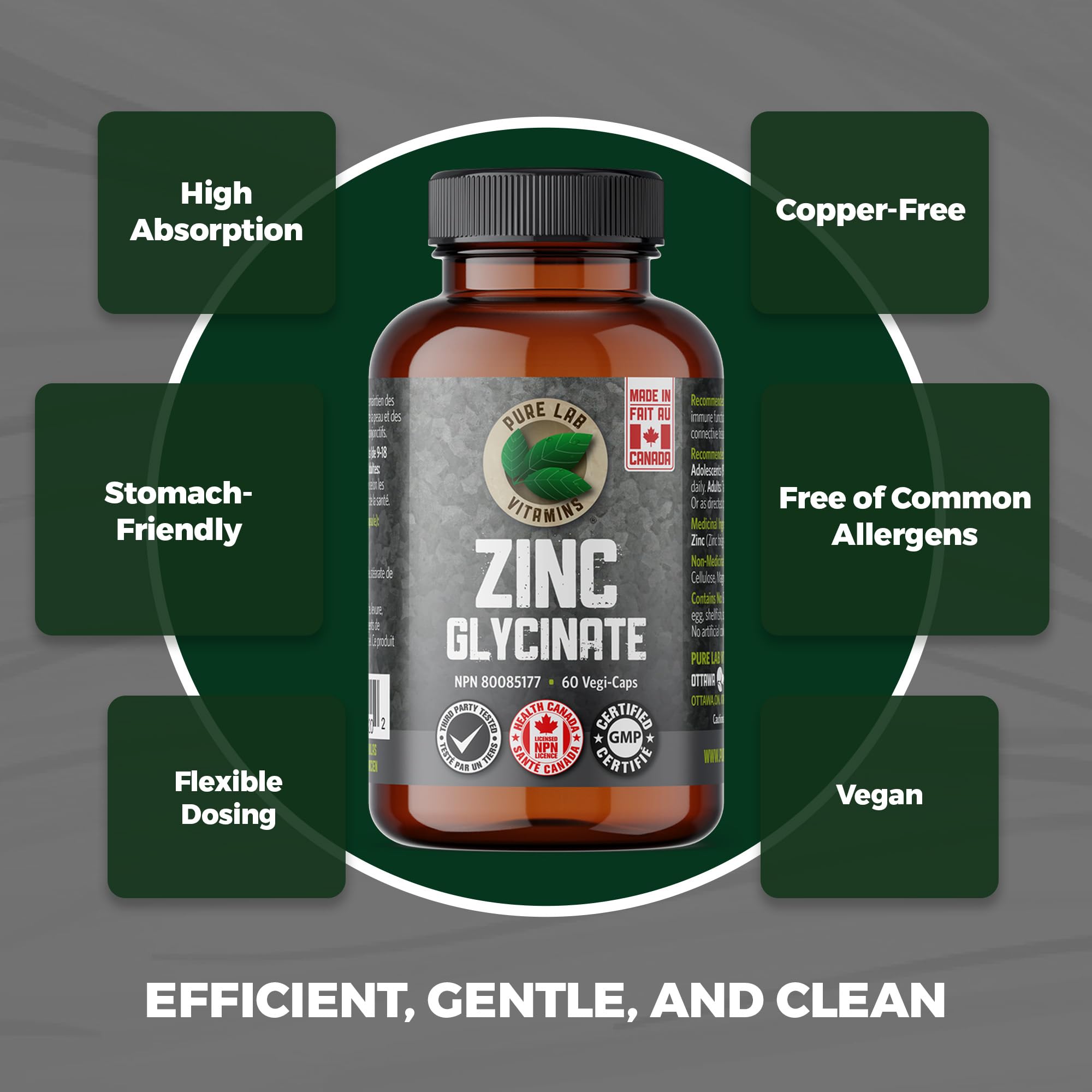 Pure Lab Vitamins - Zinc Glycinate