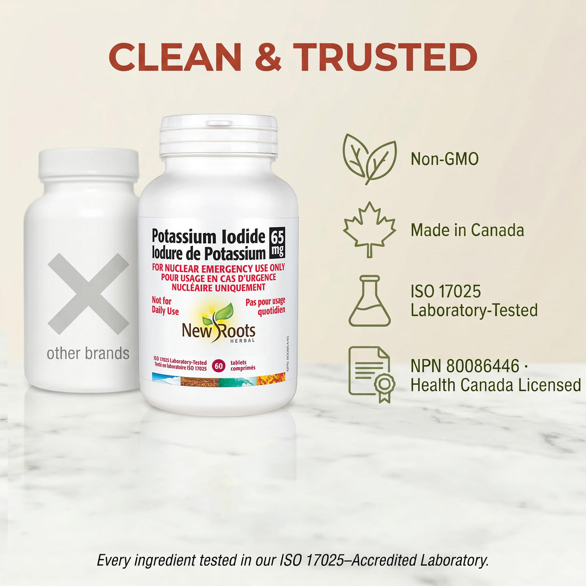 New Roots Herbal Potassium Iodide 65 mg