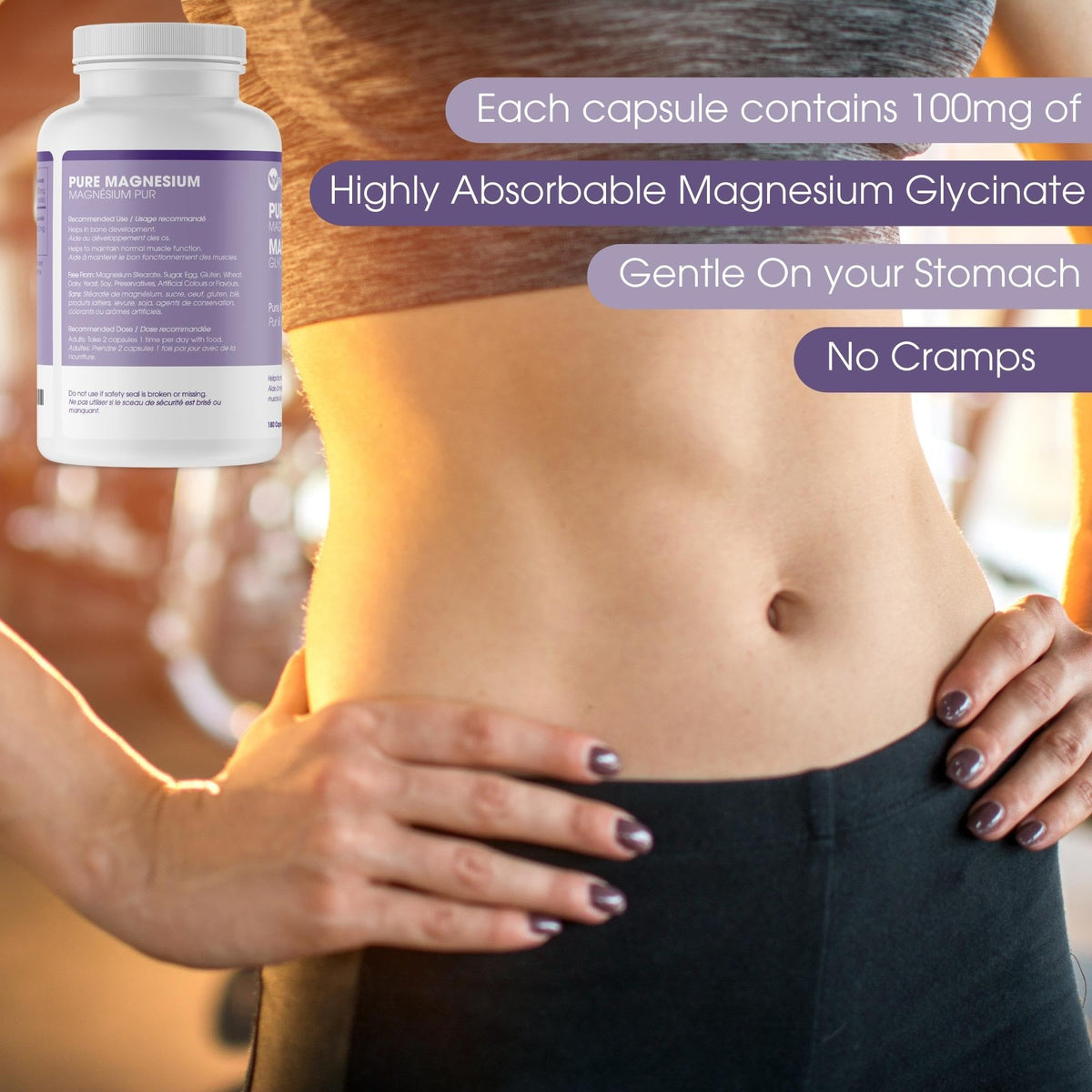 Pure Micronutrients Magnesium Glycinate Supplement (Chelated) 200mg, 180 Capsules 90-Day Supply - Helps to Maintain Heart Muscle Function - Nervous System, Relaxation and Sleep Support