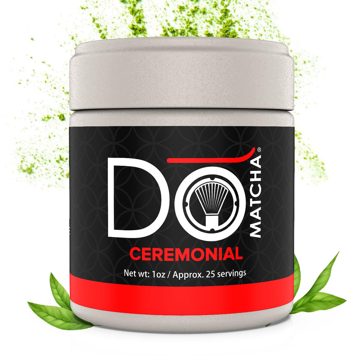 DoMatcha Ceremonial Grade Matcha Green Tea Powder, 30 g Tin, 25 Servings