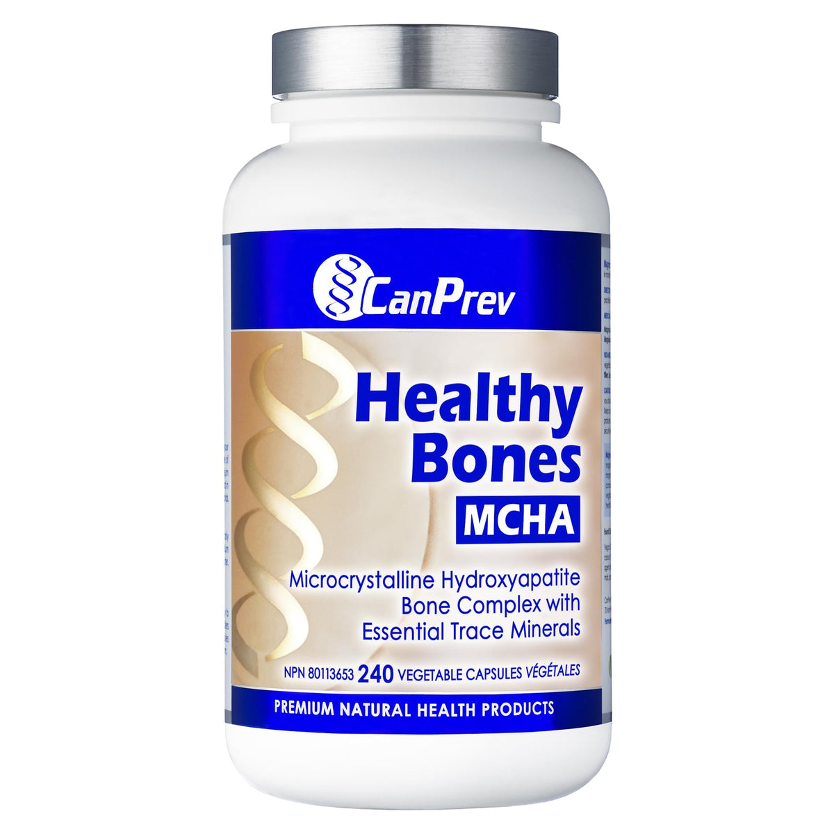 CanPrev MCHA Bone Supplement, Calcium Magnesium Vitamin D3 K2, 240 Capsules