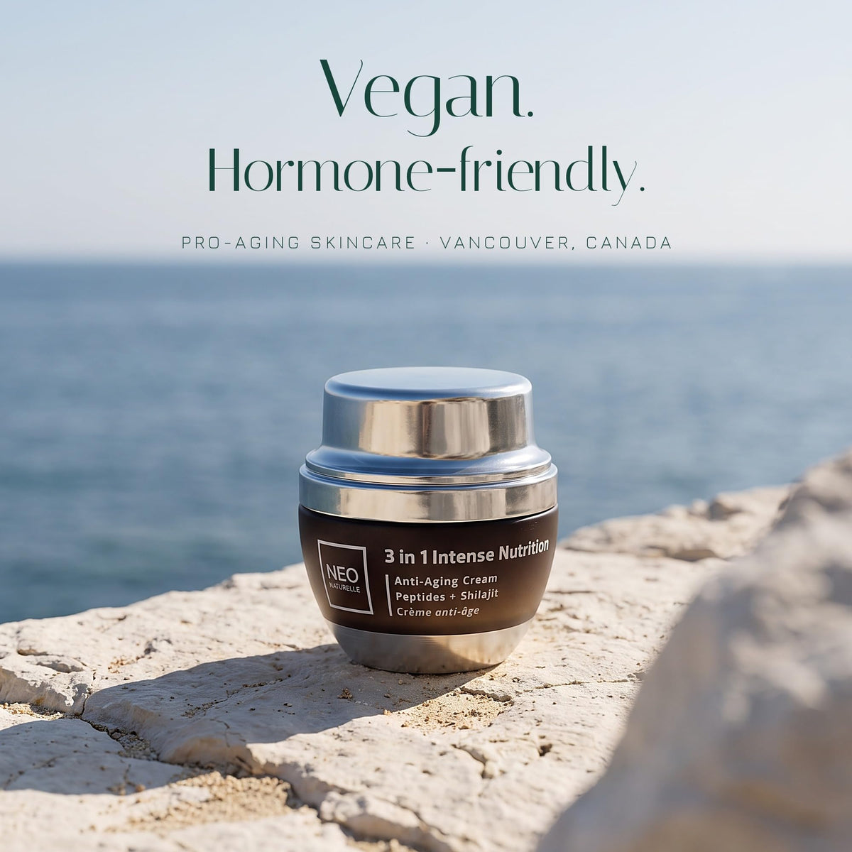 Neo Naturelle 3-in-1 Intense Nutrition Cream | Nutrient-Rich Moisturizer for Face & Eyes, Day & Night | Peptides, Ceramides, Hyaluronic Acid & Shilajit | Normal to Dry Skin | Natural, Vegan | 50 mL