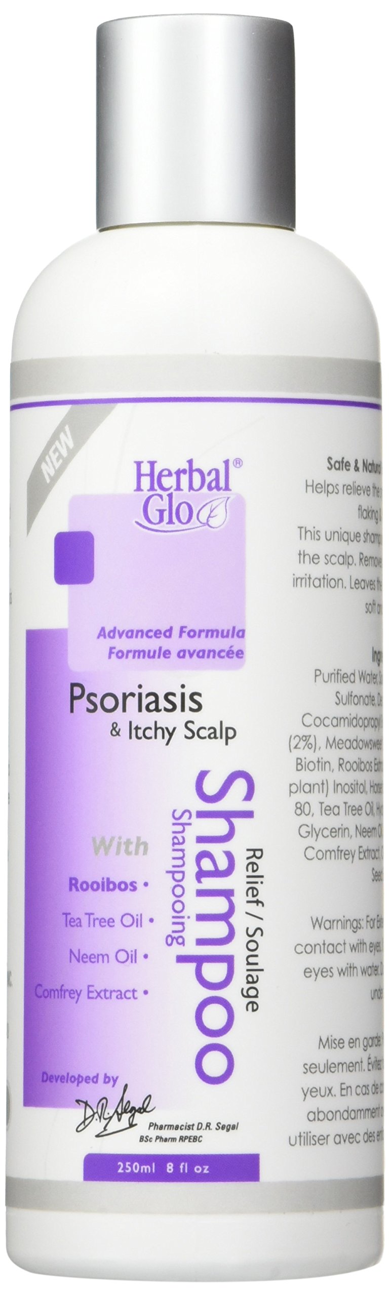 HERBAL GLO Advanced Psoriasis & Itchy Scalp Shampoo 250 ml, 0.02 Pound