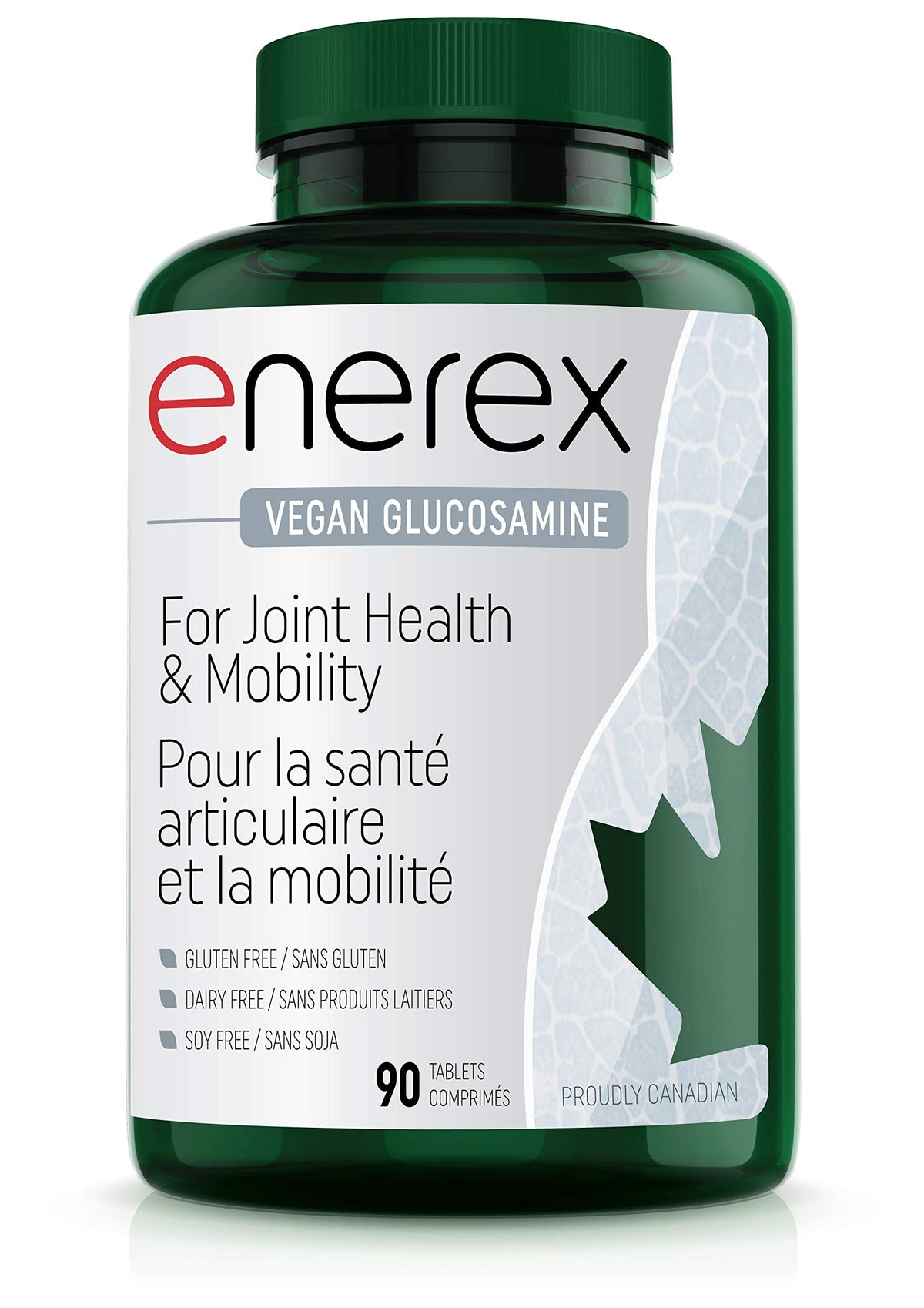 Enerex Vegan Glucosamine • Non-GMO & Shellfish Free!, 90 Tablets