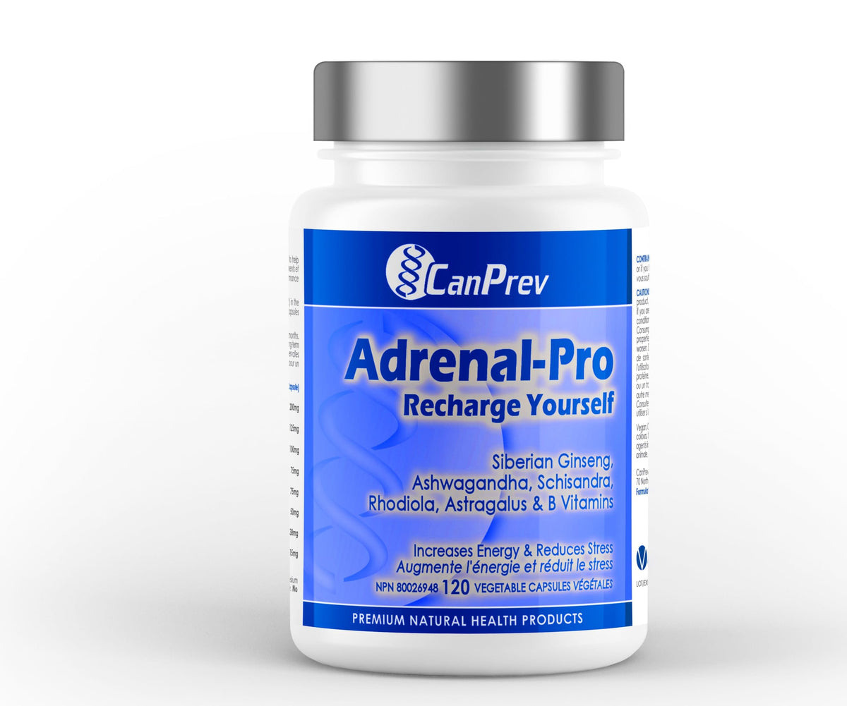 CanPrev Adrenal Support Supplement, Ashwagandha,120 Capsules, 30-Day Supply