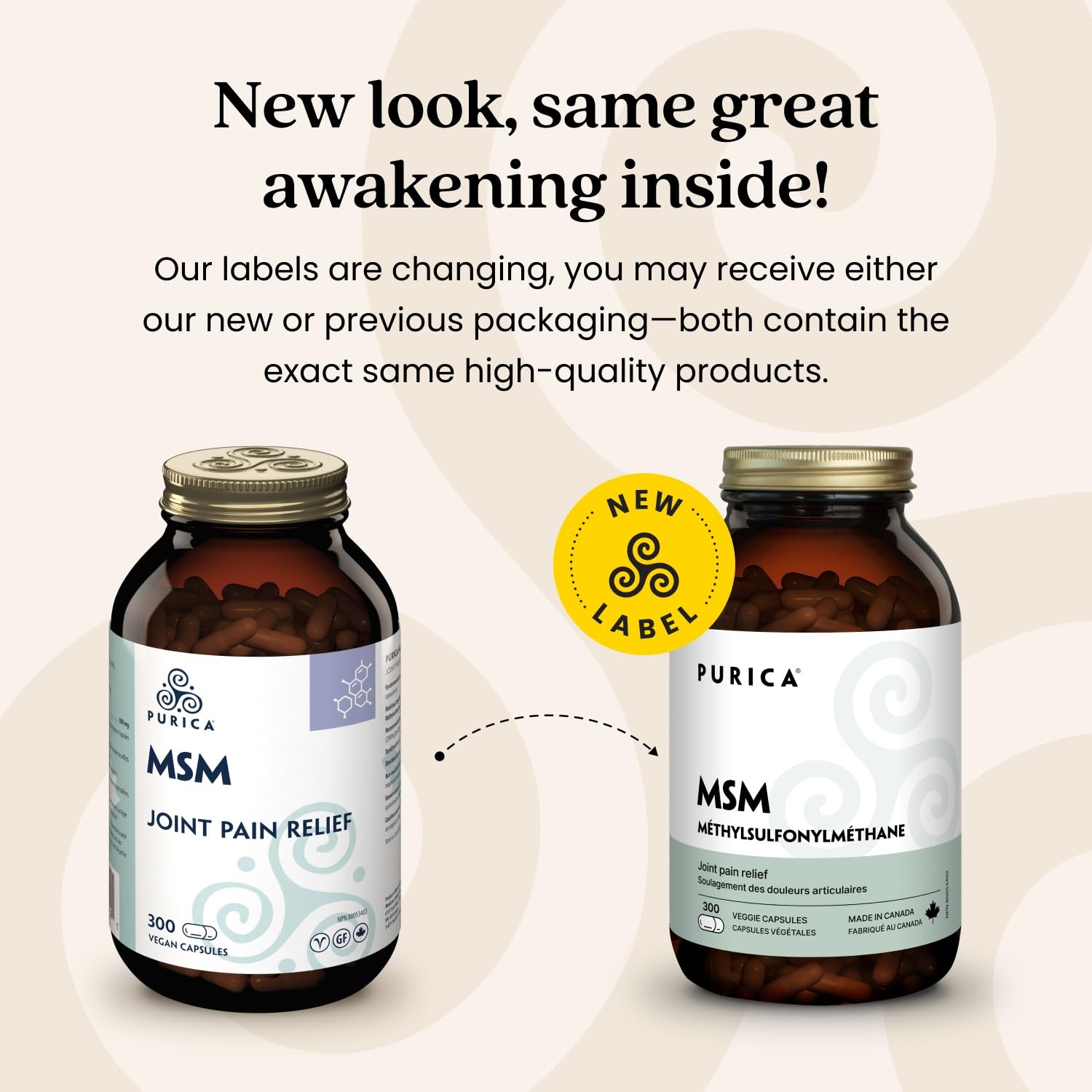 PURICA - MSM Gélules végétales - Soutien articulaire amélioré avec le méthylsulfonylméthane