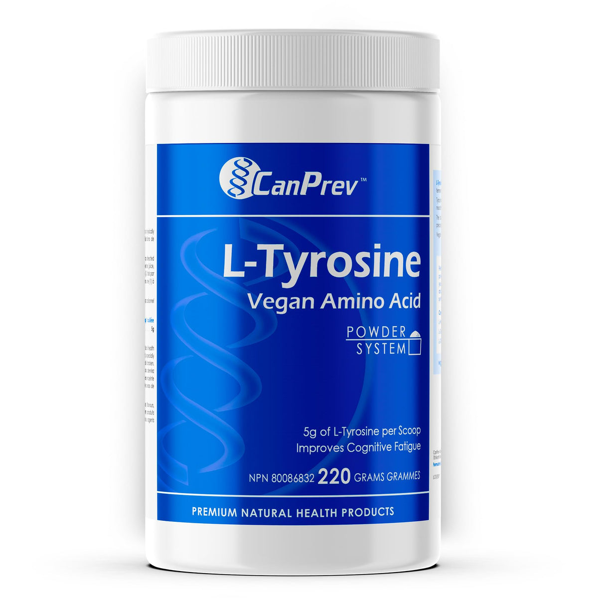 CanPrev L-Tyrosine Amino Acid Powder, For Adults, Vegan, Unflavoured, 220g