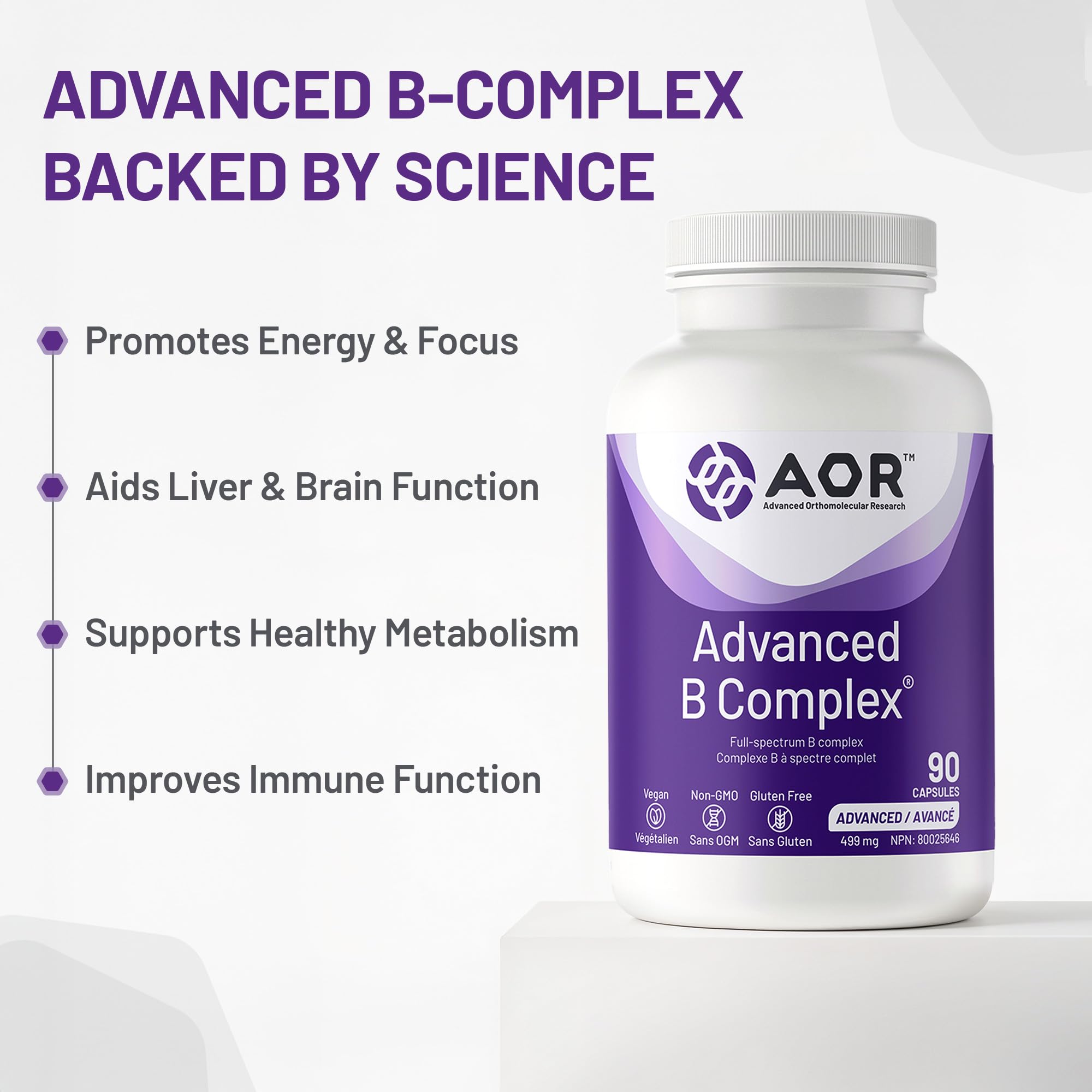 AOR Complexe B avancé 499 mg