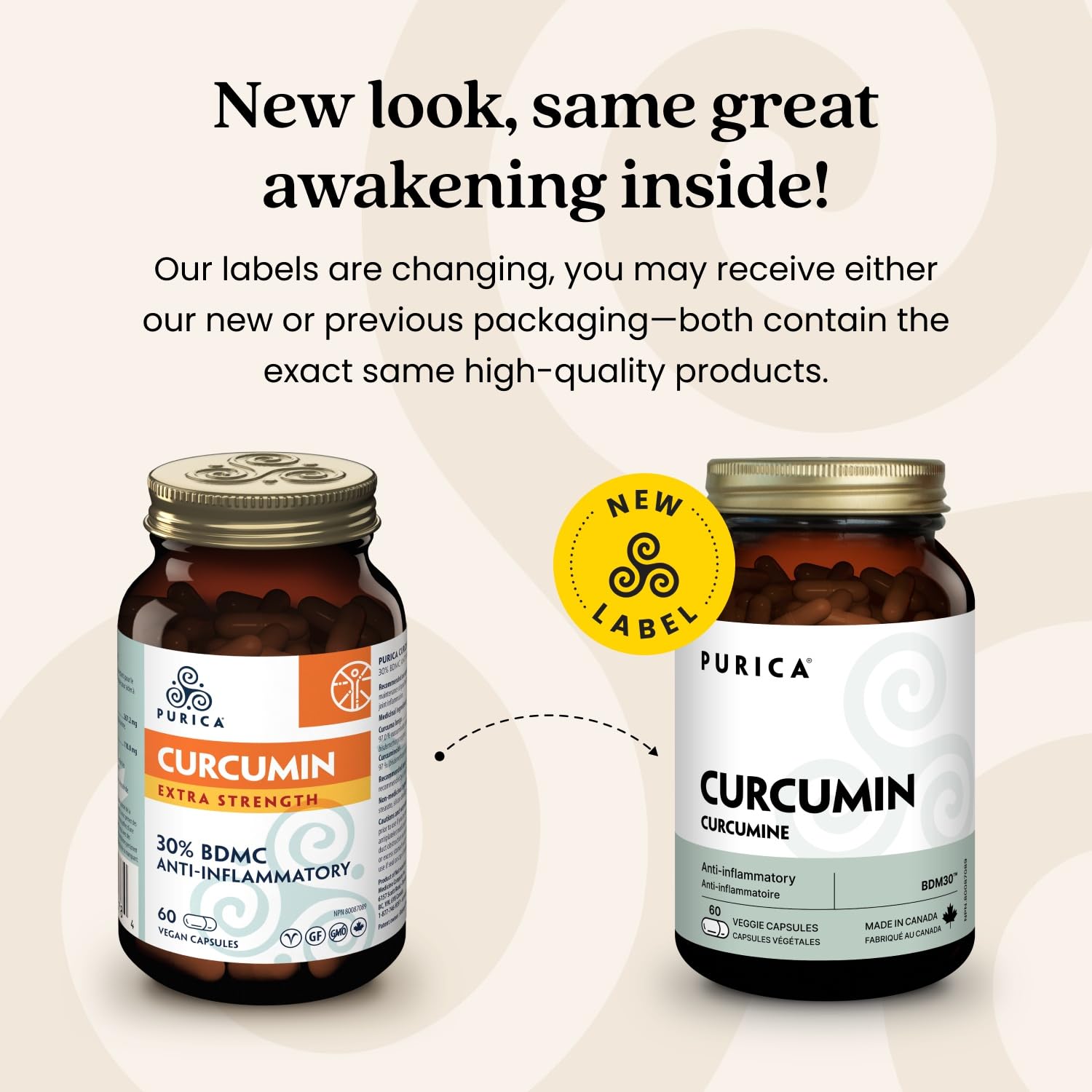 PURICA - Curcumin - Force supplémentaire - 30% BDMC - Vitamines pour la peau, Suppléments pour la santé du cerveau