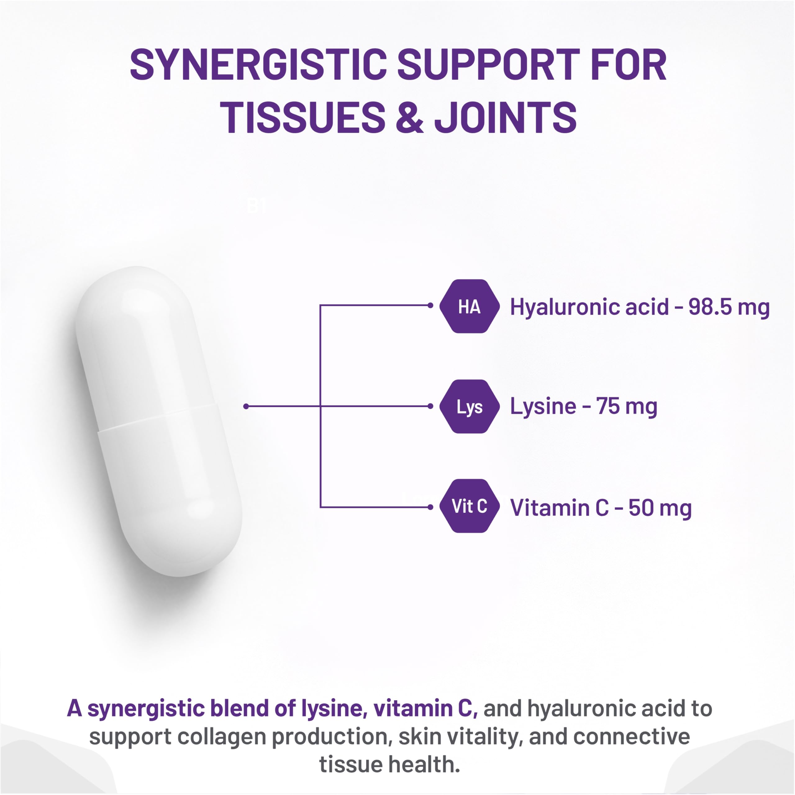 AOR Lysine, acide hyaluronique et vitamine C