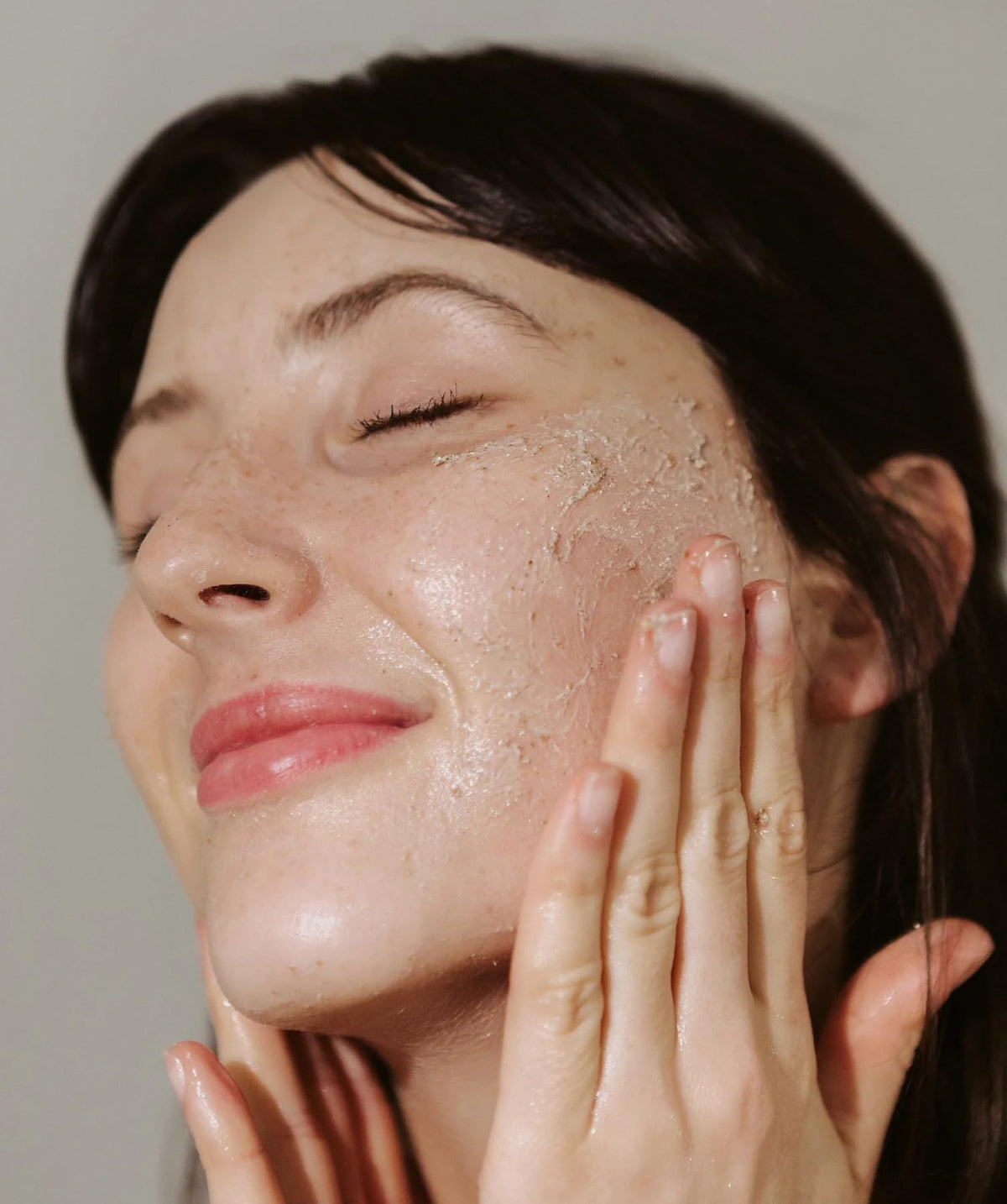 TANIT Silky Face Scrub - Gentle Exfoliating Face Wash - 100% Natural & Vegan Facial Exfoliator - Ideal for All Skin Types - Made in Canada (60 ml)