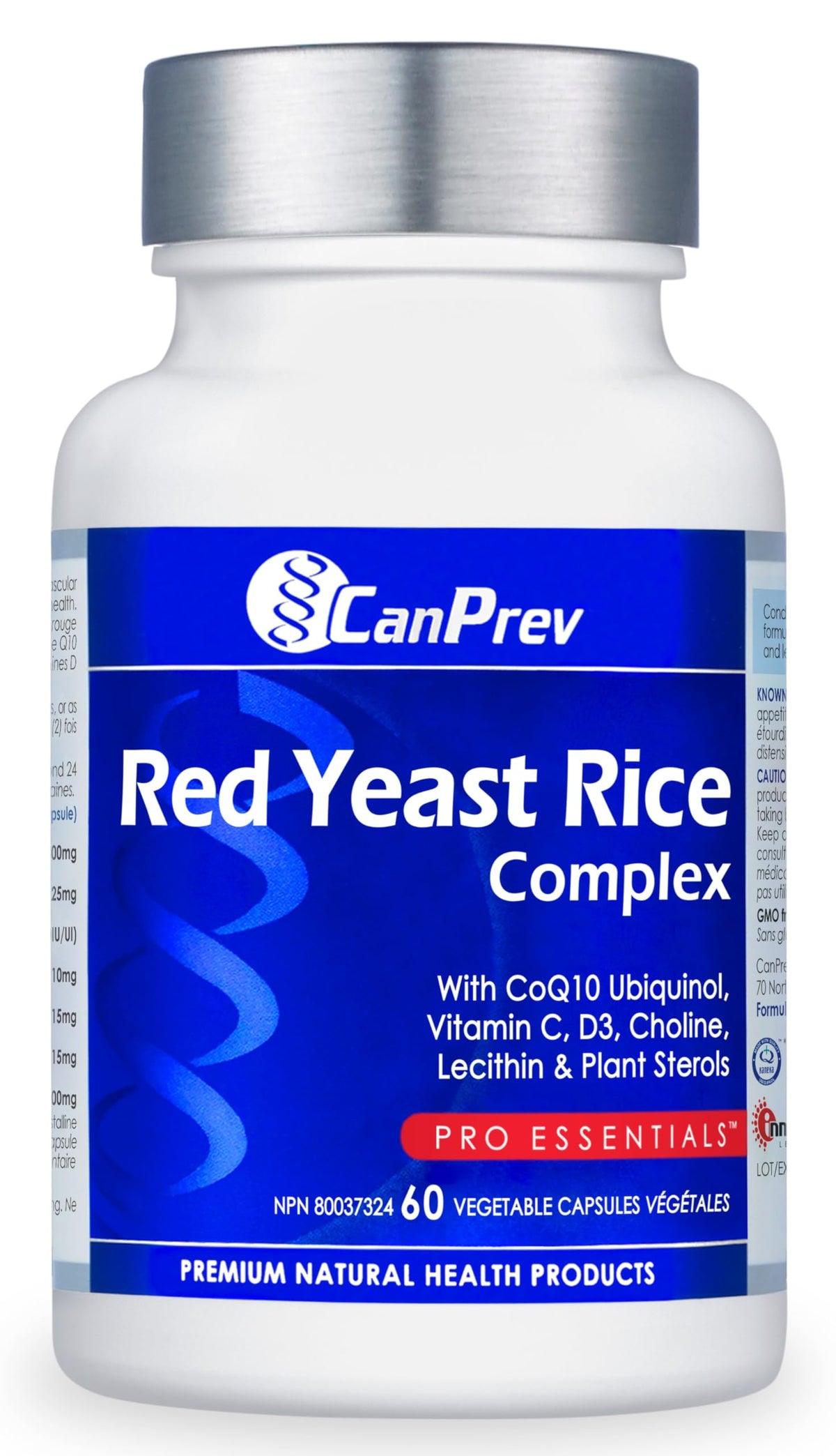 CanPrev Red Yeast Rice Complex, Ubiquinol CoQ10, Vitamin D3, 30 Day Supply