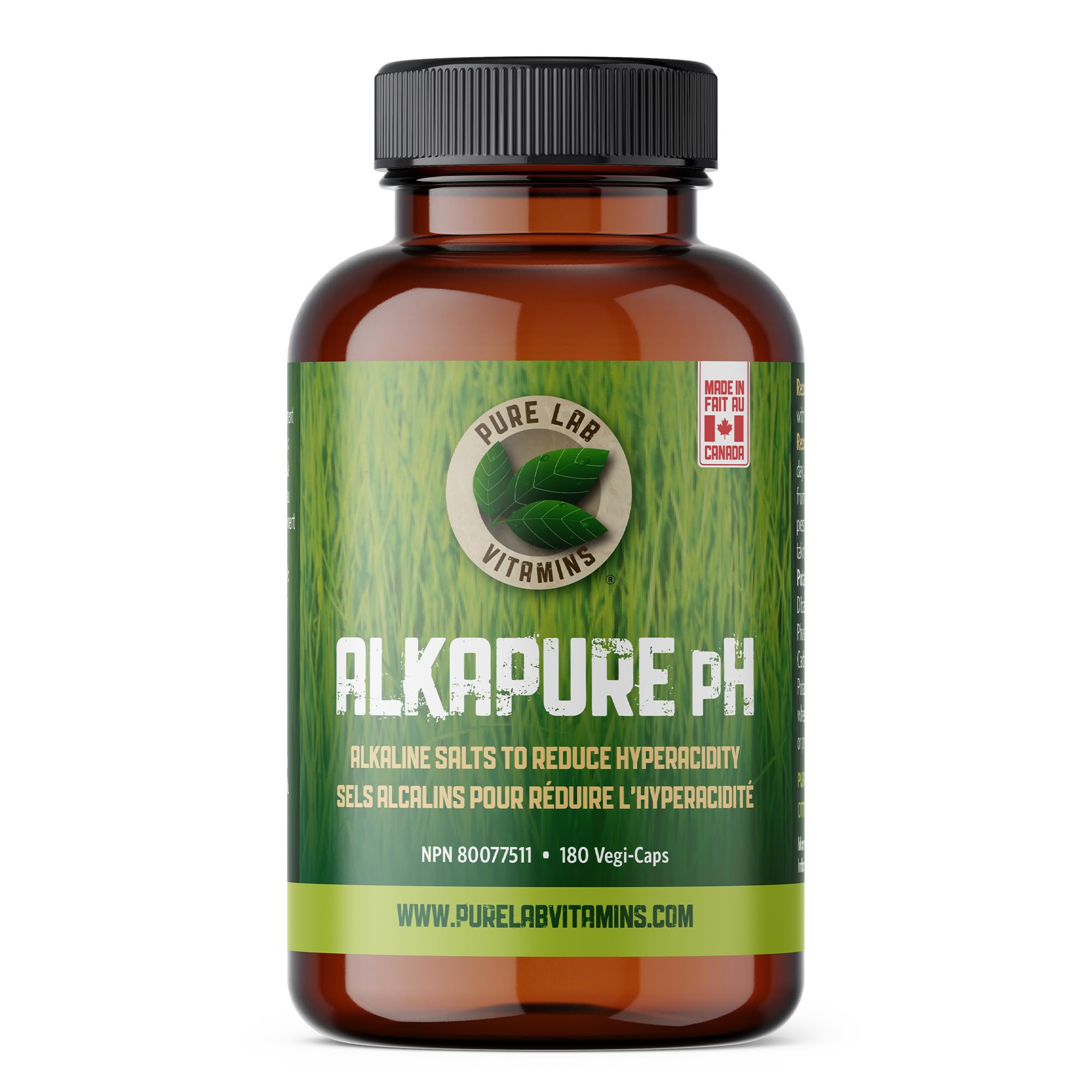 Pure Lab Vitamins Alkapure pH – Sels alcalins pour réduire l'hyperacidité