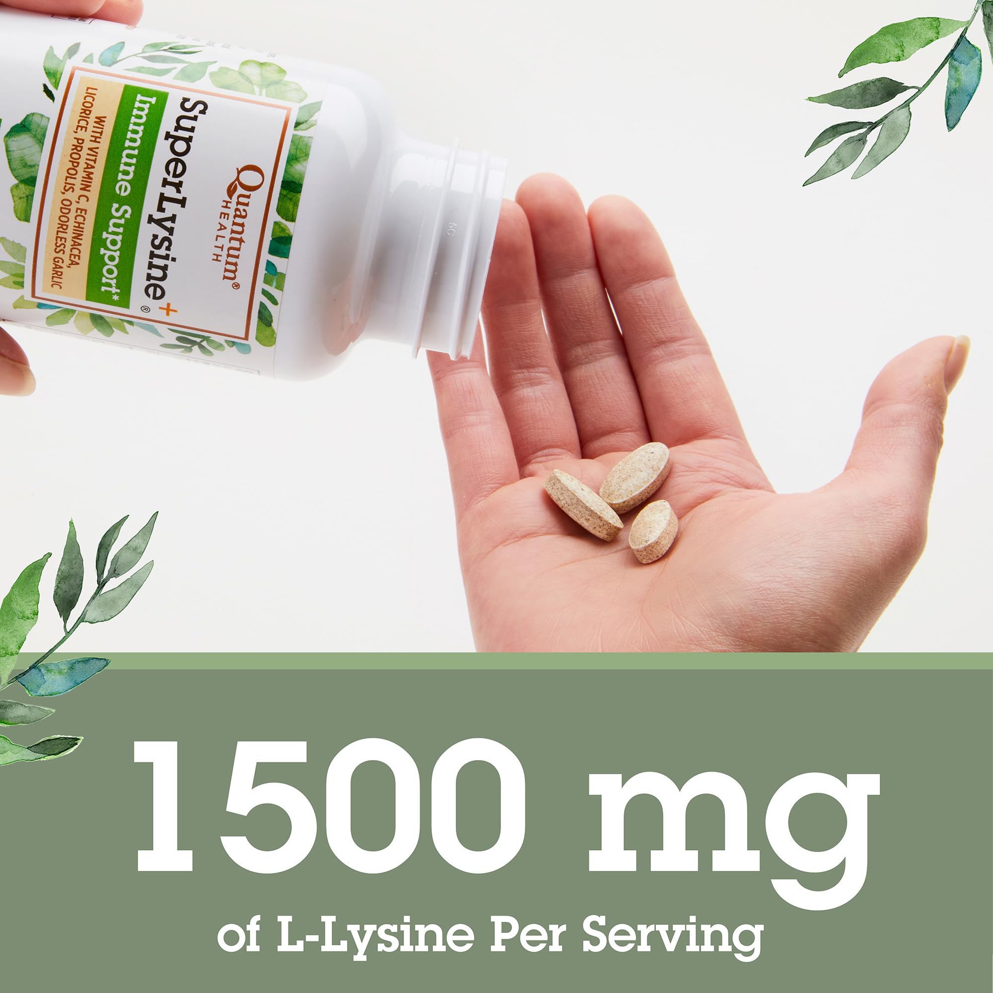 Quantum Super Lysine, 180 Tabs, 1 Bottle